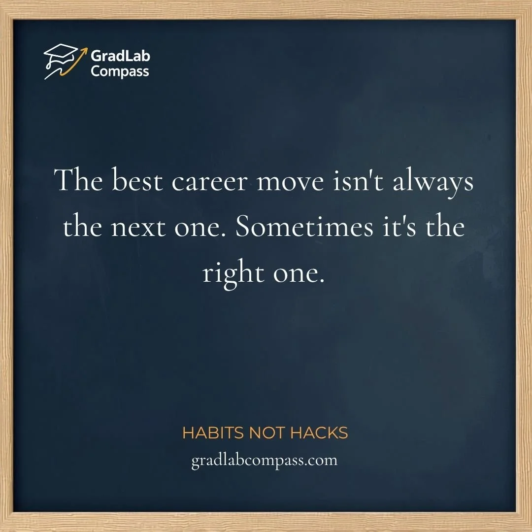 Habit, Not Hack : Choosing Roles That Match Your Season (Trainee)