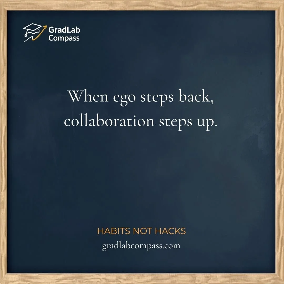 Habit, Not Hack: Park the Ego, Protect the Research (Trainee)