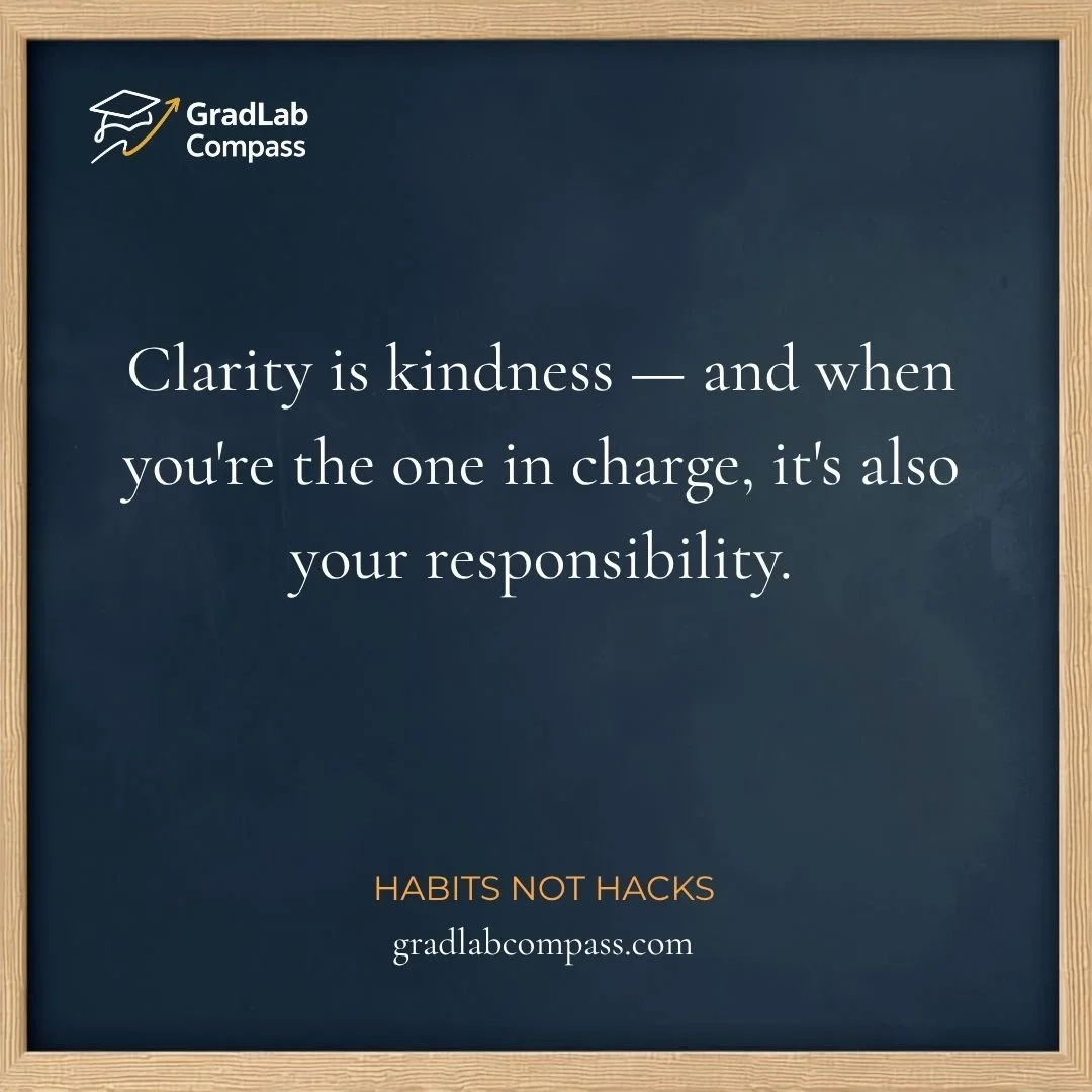 Habit, Not Hack: Managing Expectations Before They Manage You (Mentor)