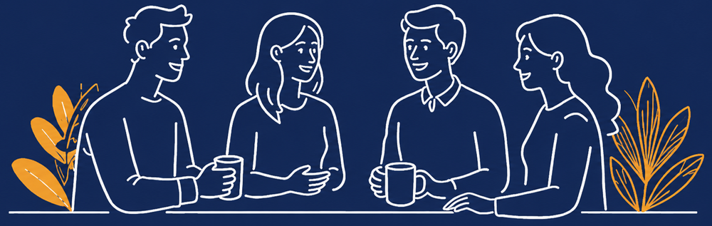 People meeting illustration