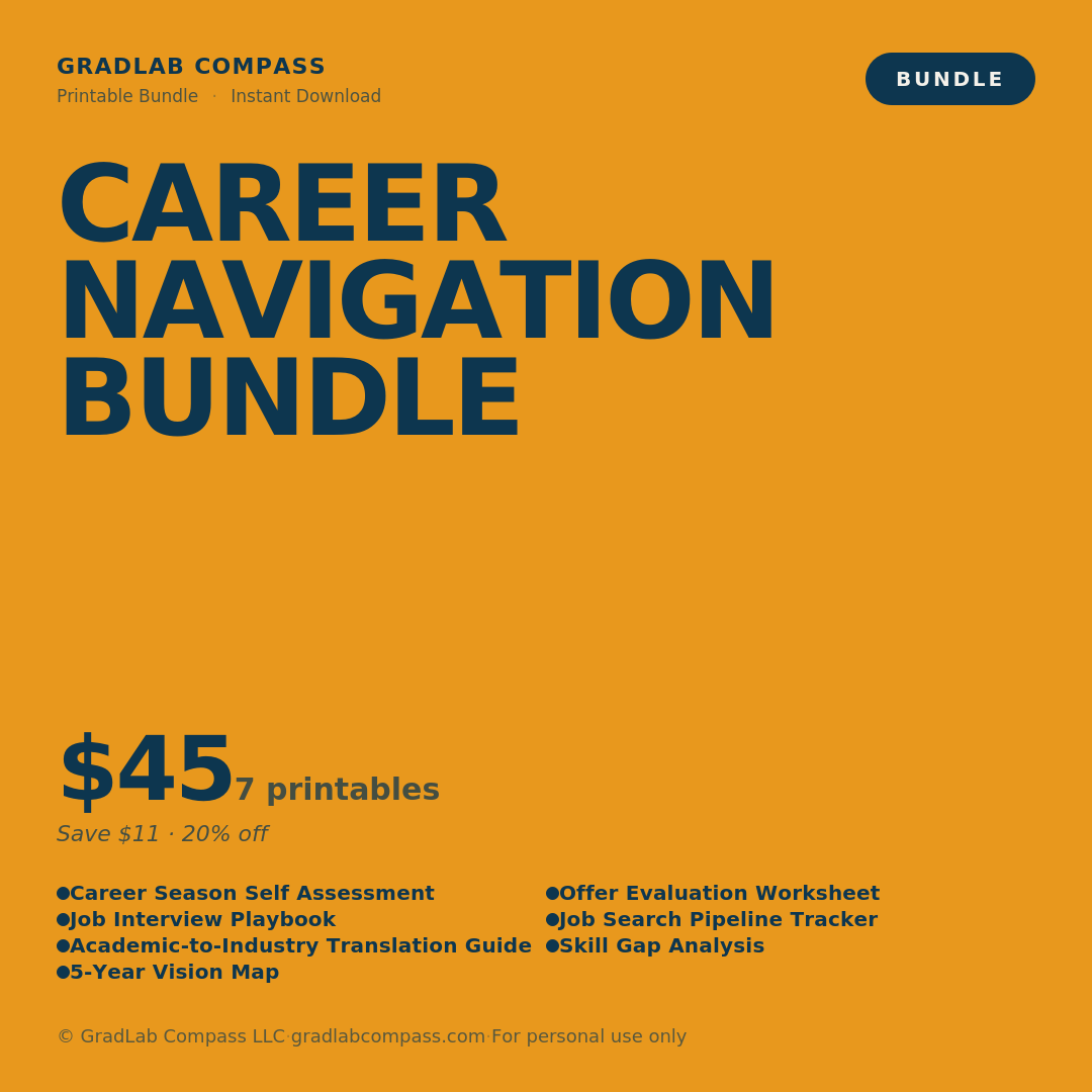 GLC Career Navigation Bundle