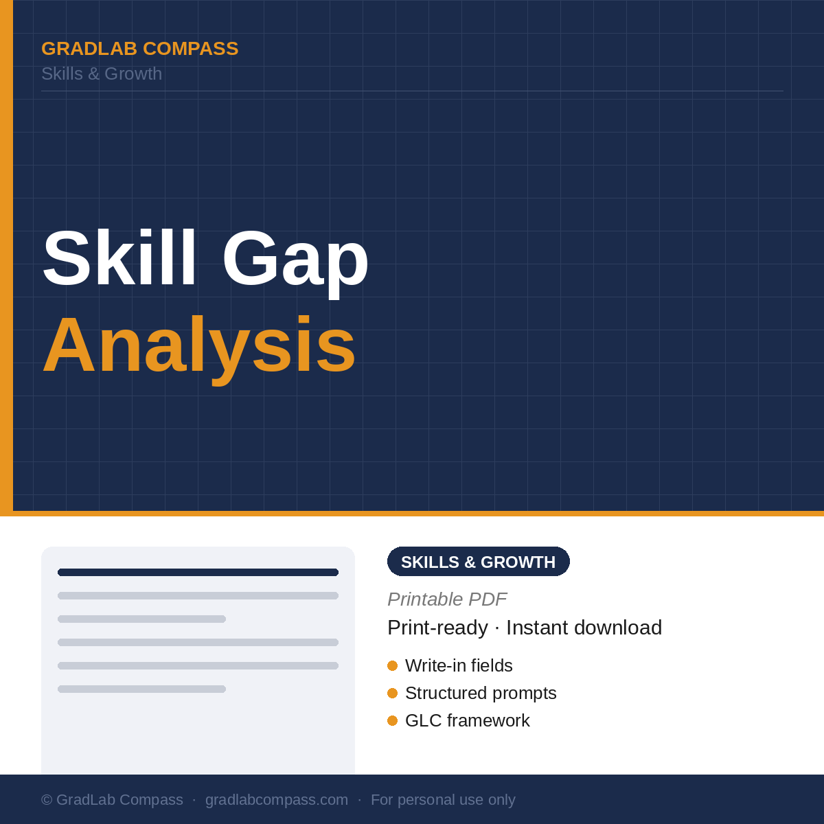 GLC Skill Gap Analysis