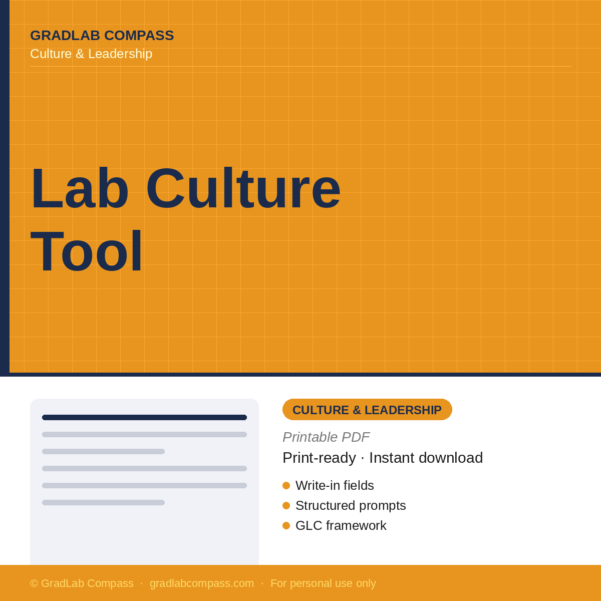 GLC Lab Culture Tool