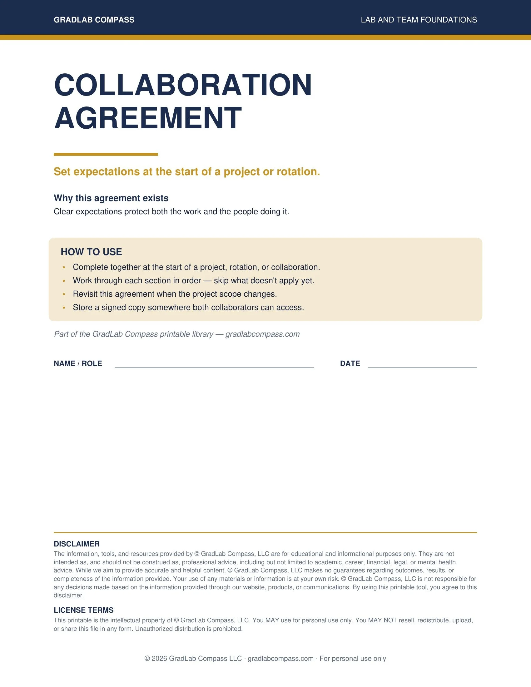 Collaboration Agreement
