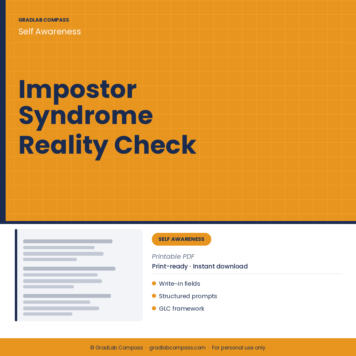 GLC Impostor Syndrome Reality Check
