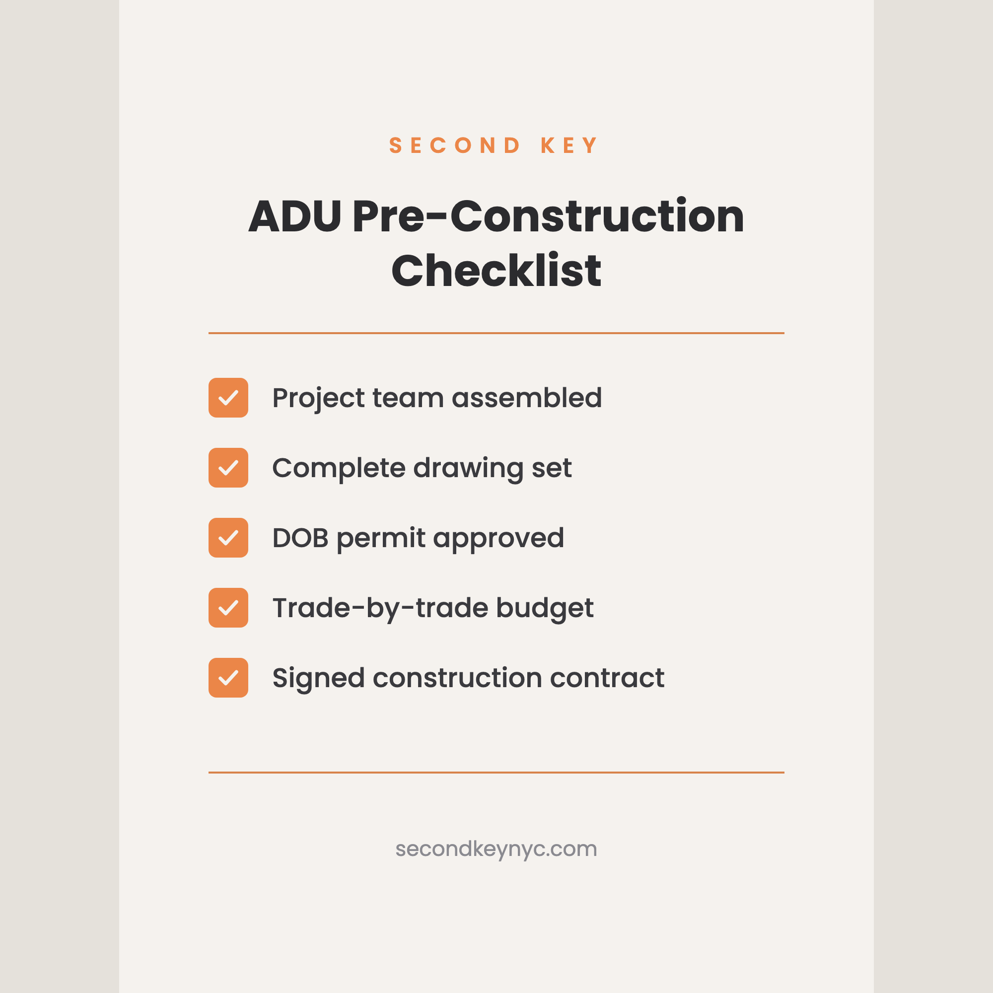 ADU Pre-Construction in NYC: What Happens Before the Build Begins