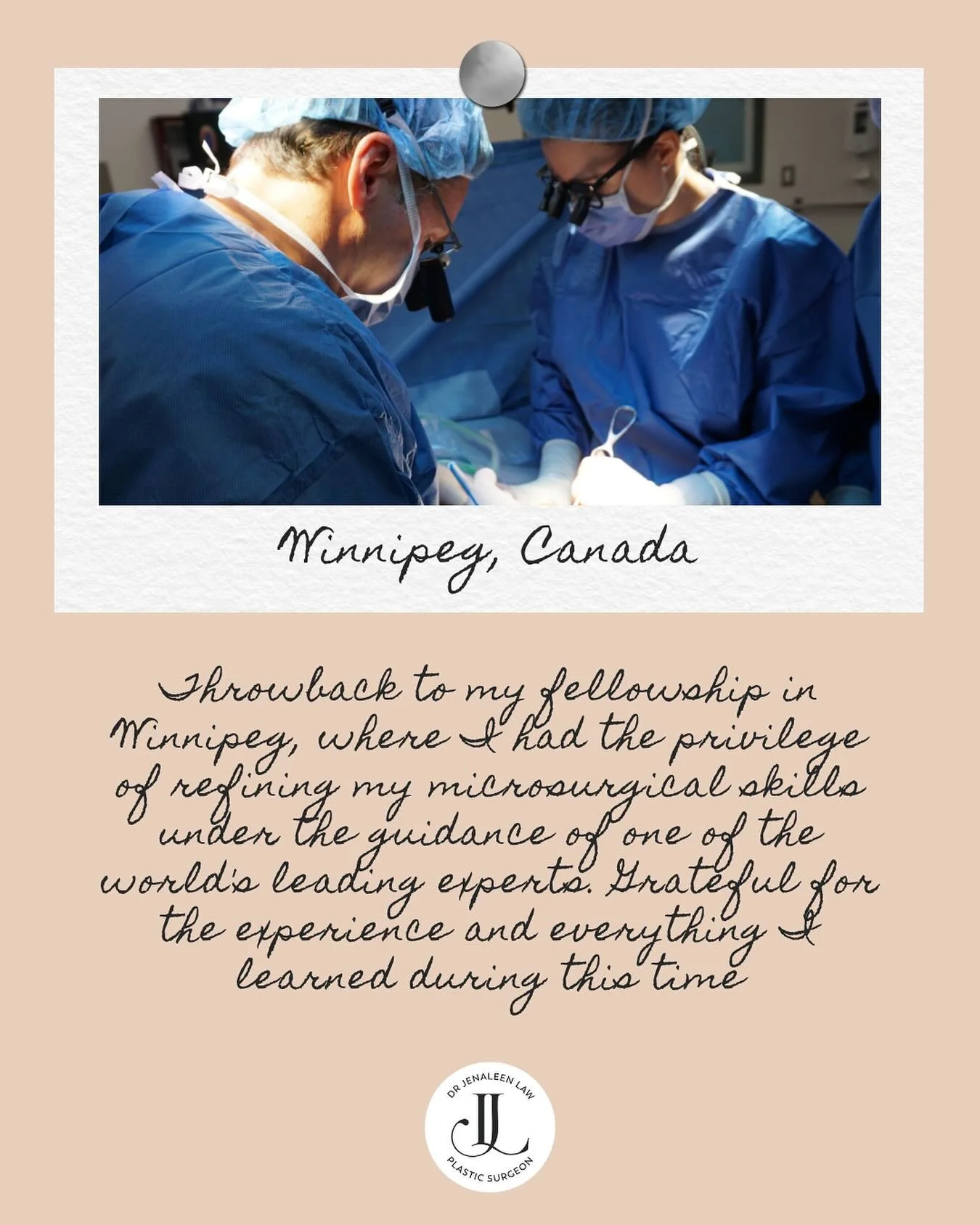Throwback Thursday #tbt

Dr Jenaleen Law 
Specialist Plastic and Reconstructive Surgeon
MED0001775113