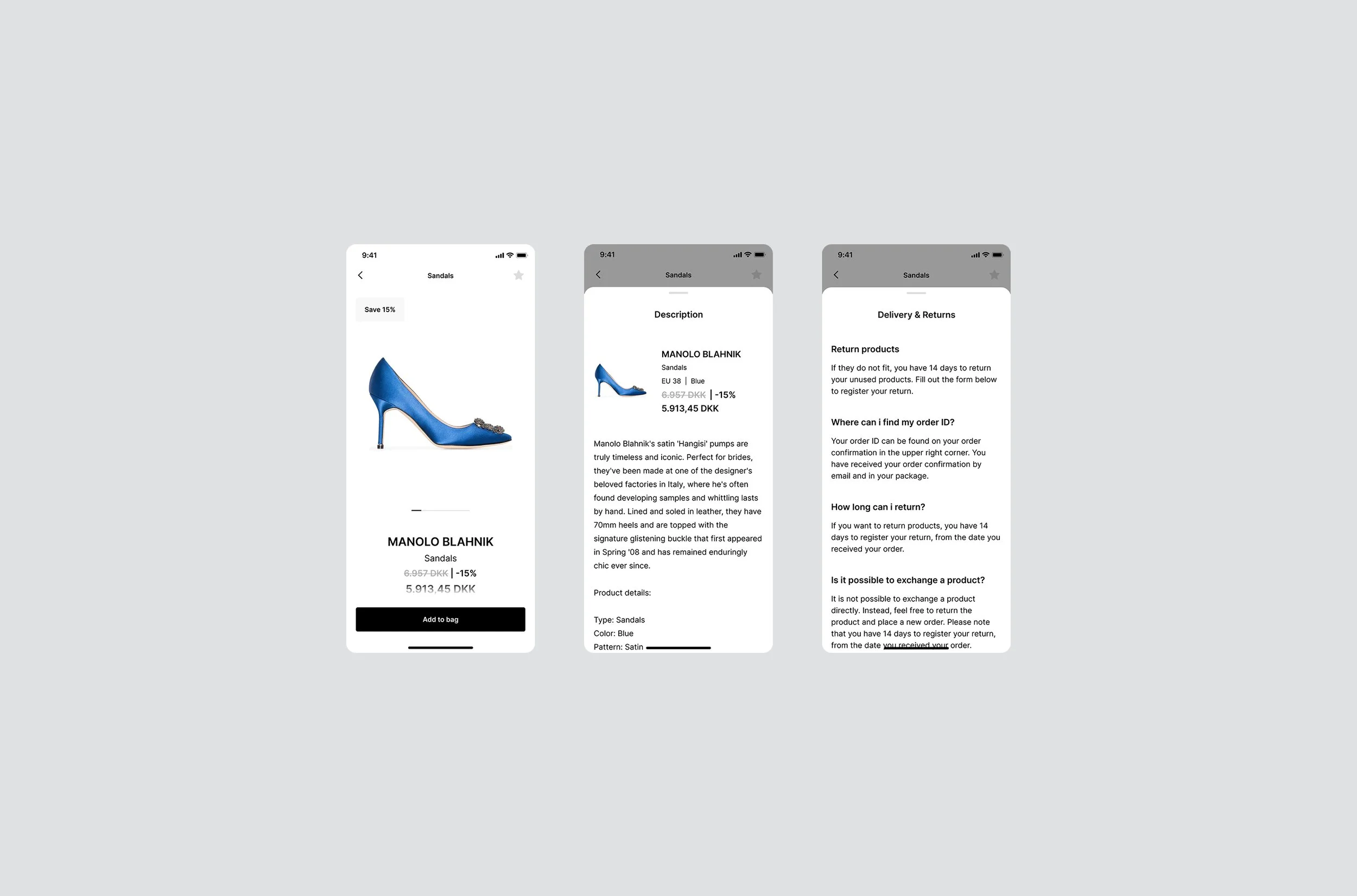 An image of Miinto Mobile App.