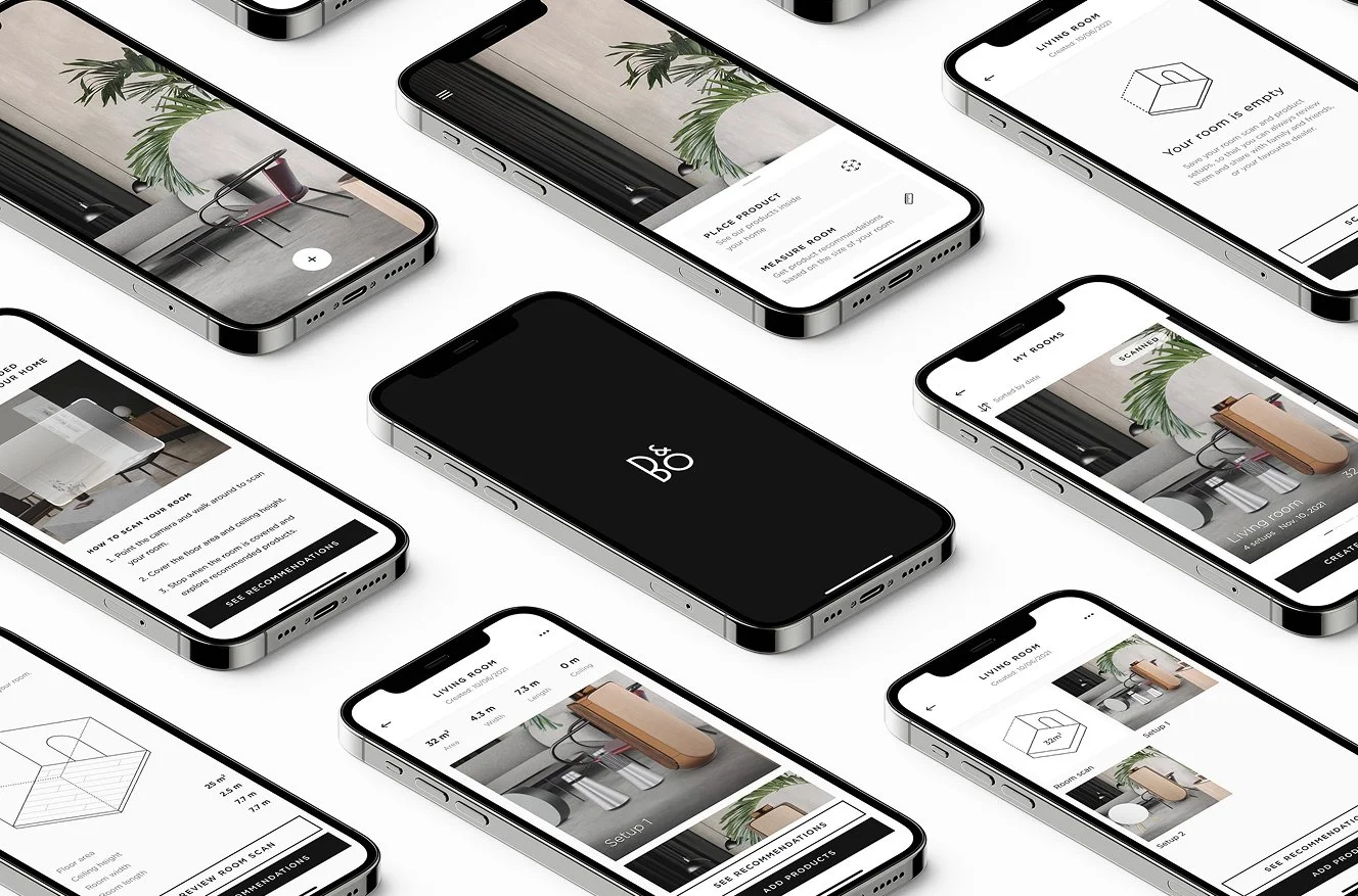 An image of B&O Mobile App.