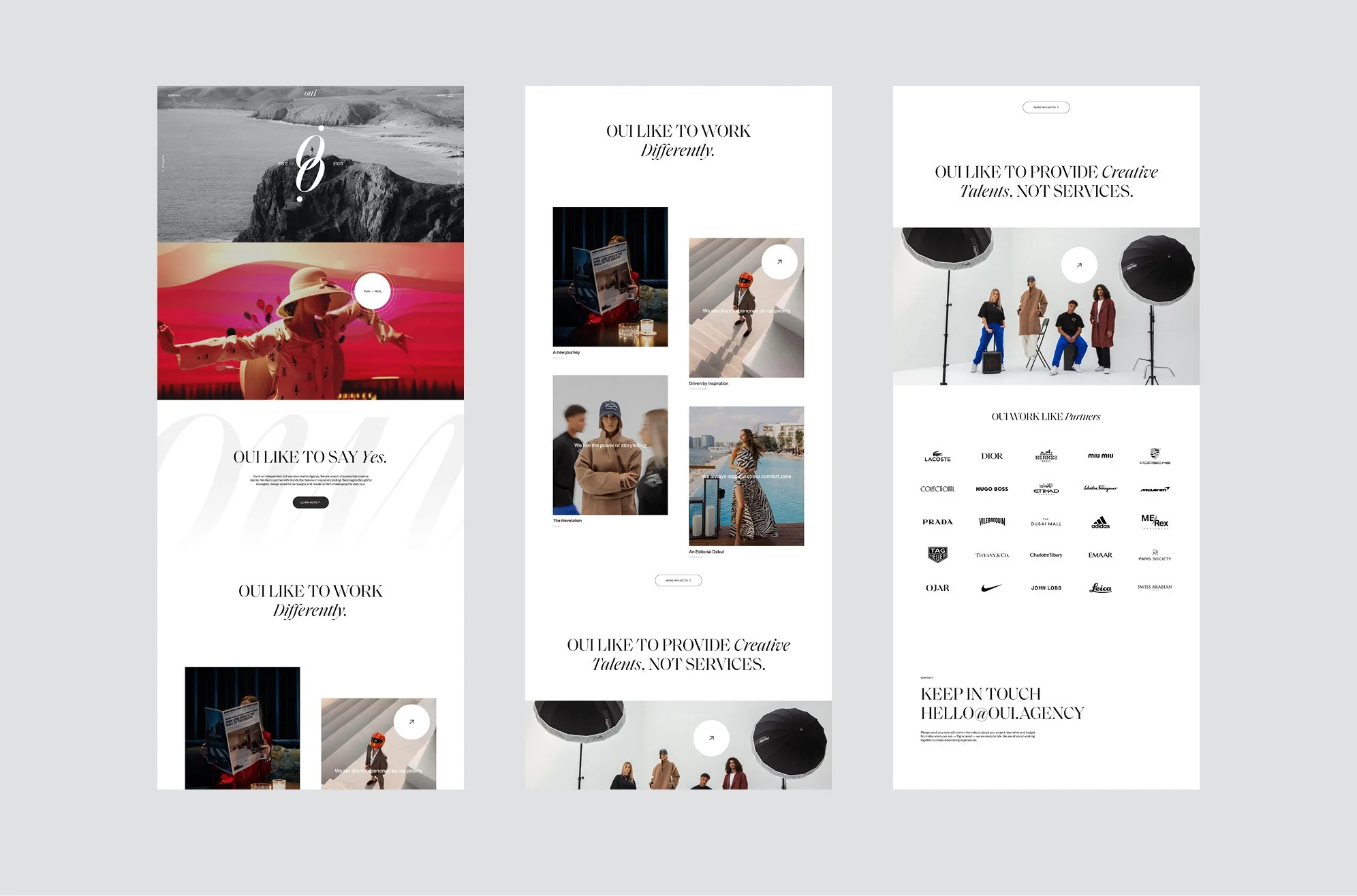 An image of Oui Agency.