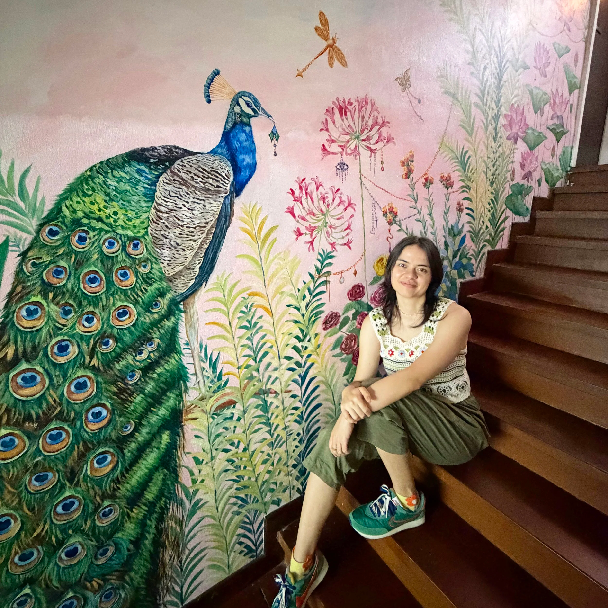Staircase Mural x Mantra Collective