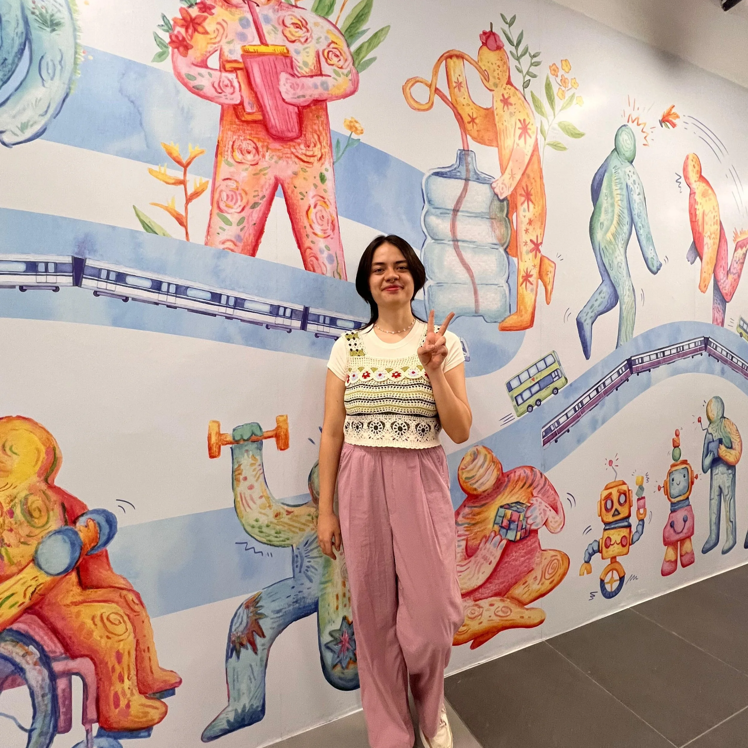 Tampines Station Mural x SBS Transit