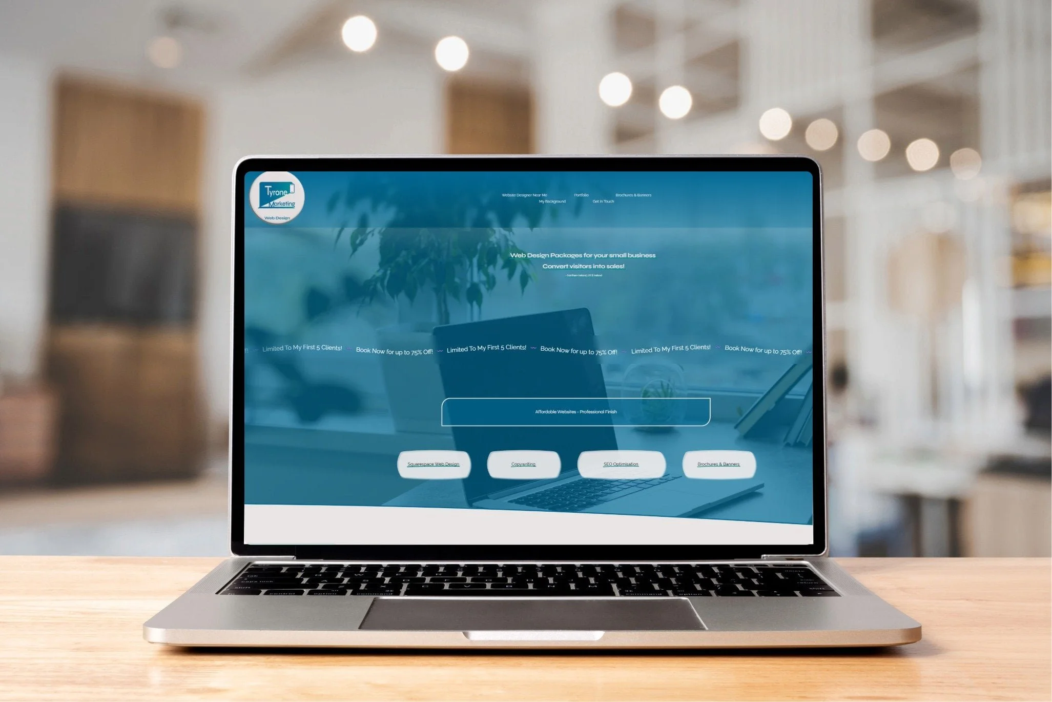 Website with a great online presence created by Tyrone Marketing