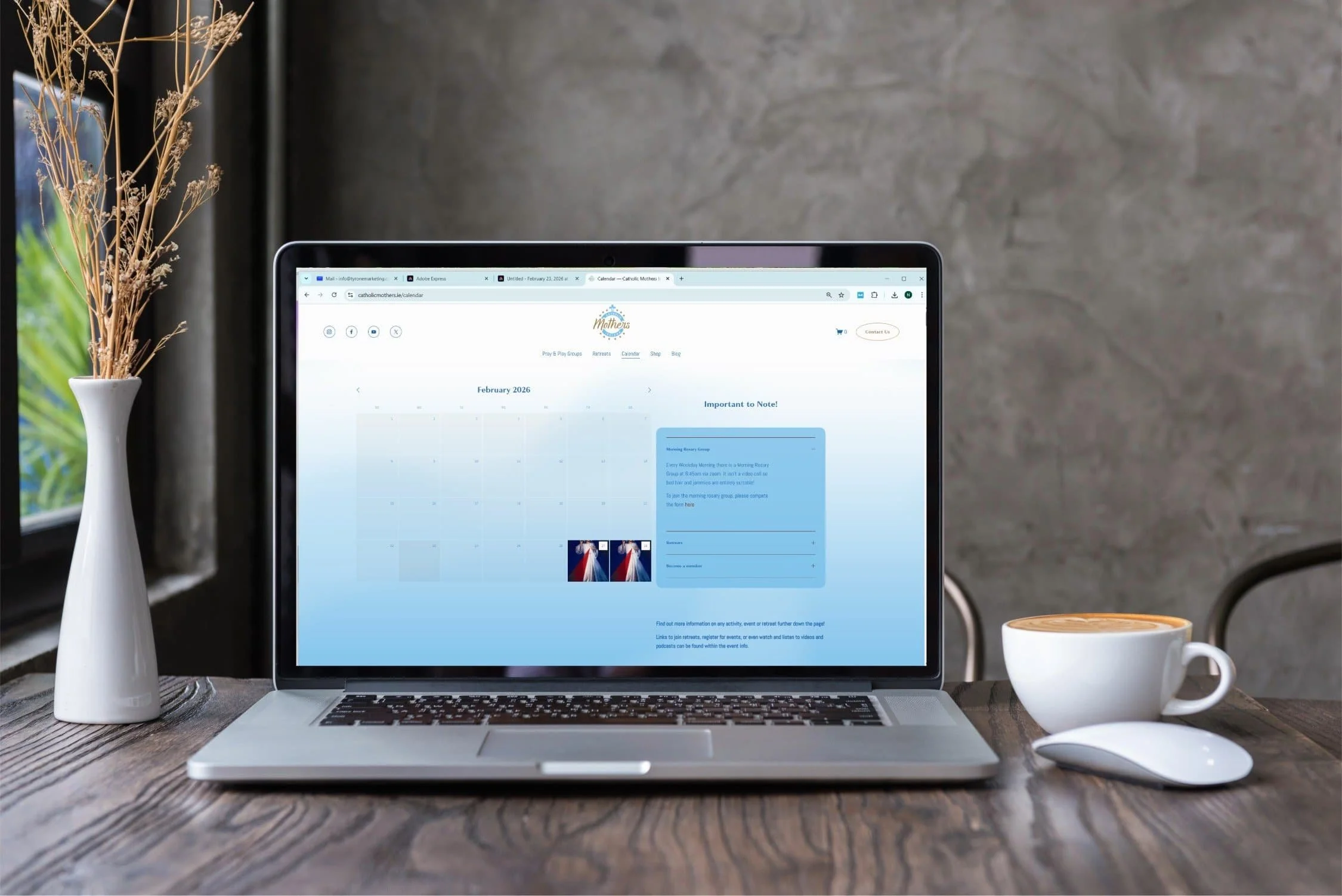 web design for a local charity in Northern Ireland by Tyrone Marketing