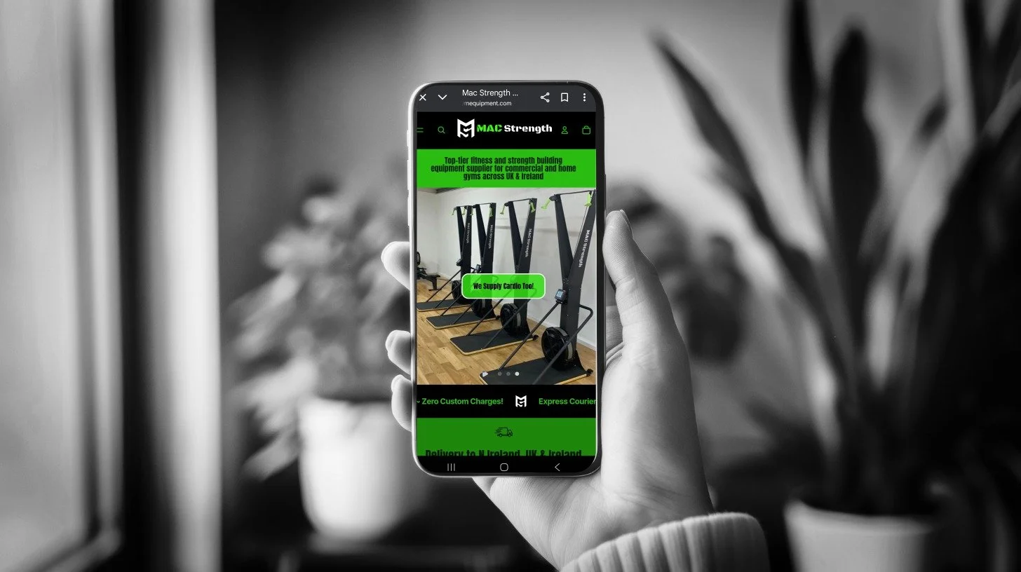 Small Business Website on Shopify by Tyrone Marketing Mobile View