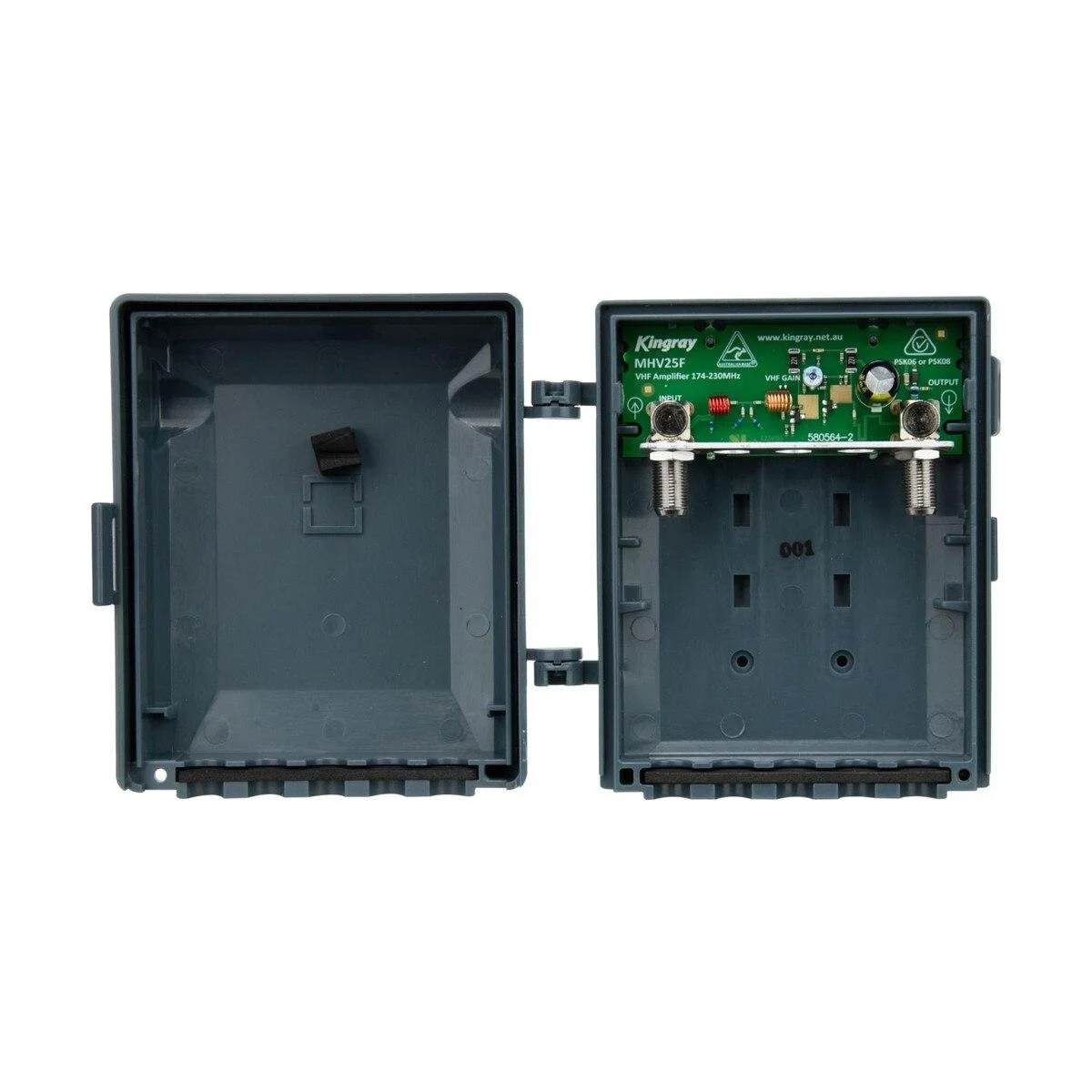 Kingray 25db VHF Masthead Amplifier with LTE Filter