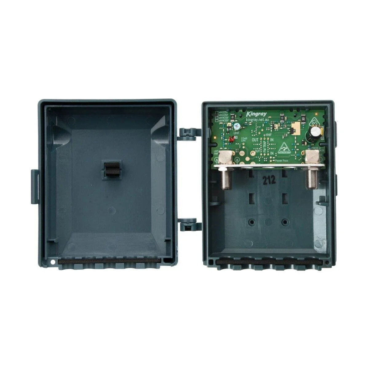 Kingray 35db UHF Masthead Amplifier, separate or combined input with LTE filter