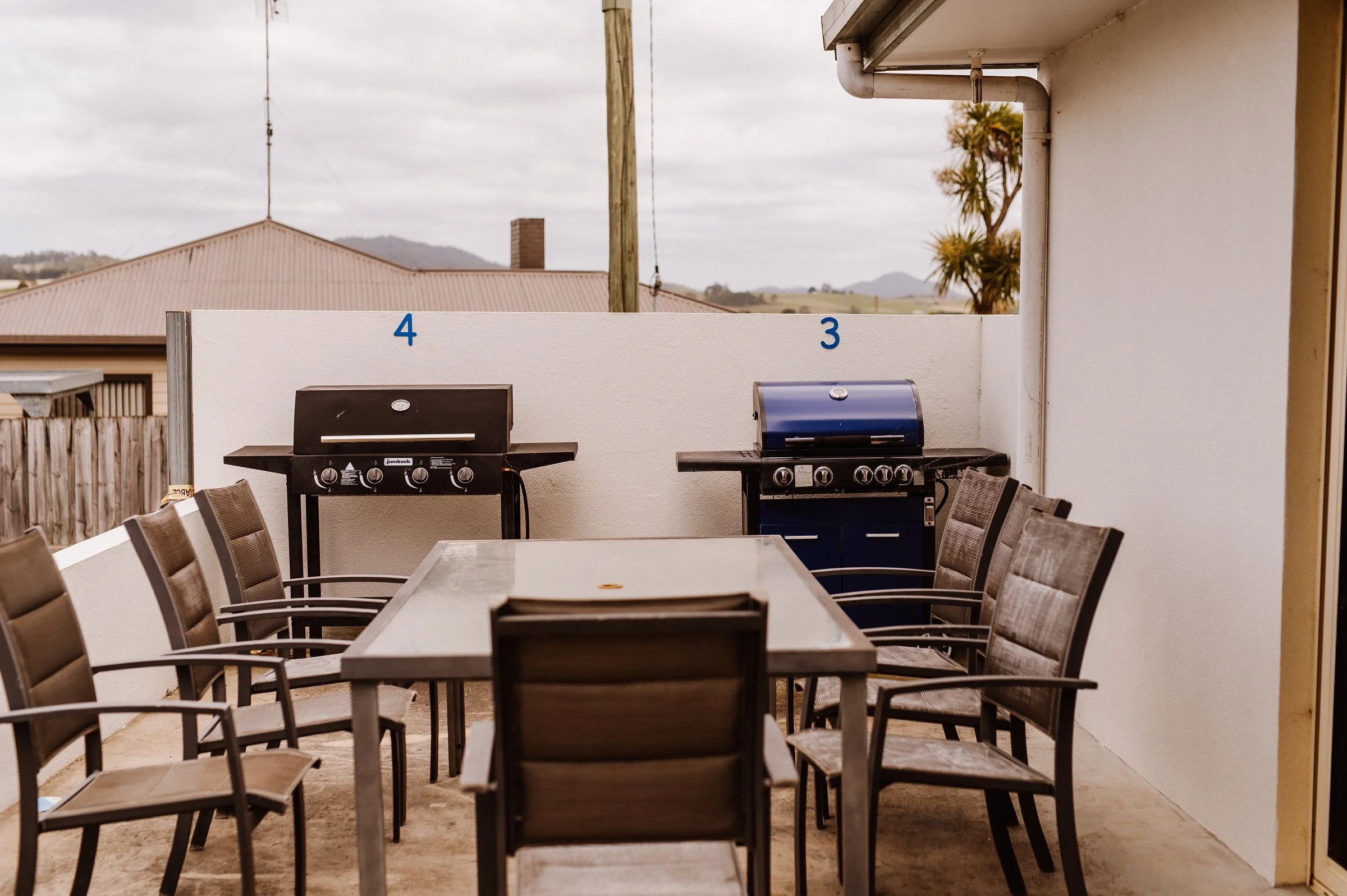 Shared BBQ & Patio for True Blue Four