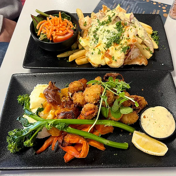 A delicious meal at the Sheffield RSL