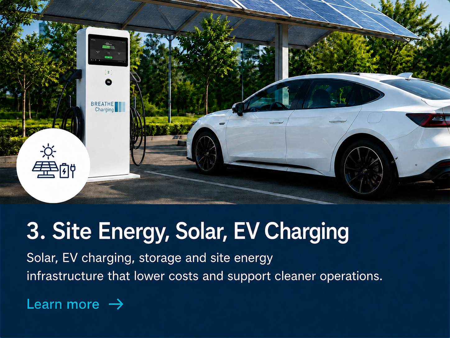 Breathe Partners - Site energy, Solar and EV Charging