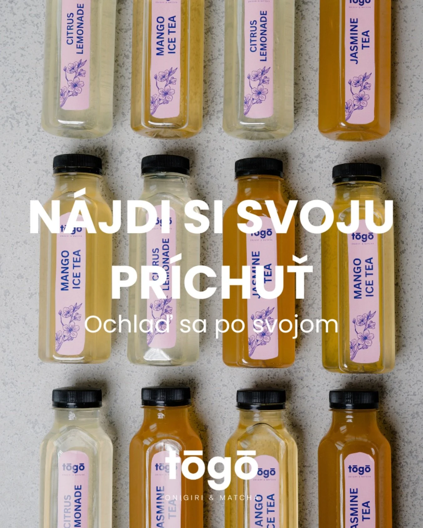 🥤 Tvoj daily refresh vo fľa&scaron;i.

Či m&aacute;&scaron; chuť na v&yacute;razn&yacute; Jasmine Tea 🌿, sladk&yacute; Mango Ice Tea 🥭 alebo sviežu Citrus Lemonade 🍋 &ndash; každ&aacute; z nich m&aacute; svoj vibe a moment, kedy chut&iacute; najl