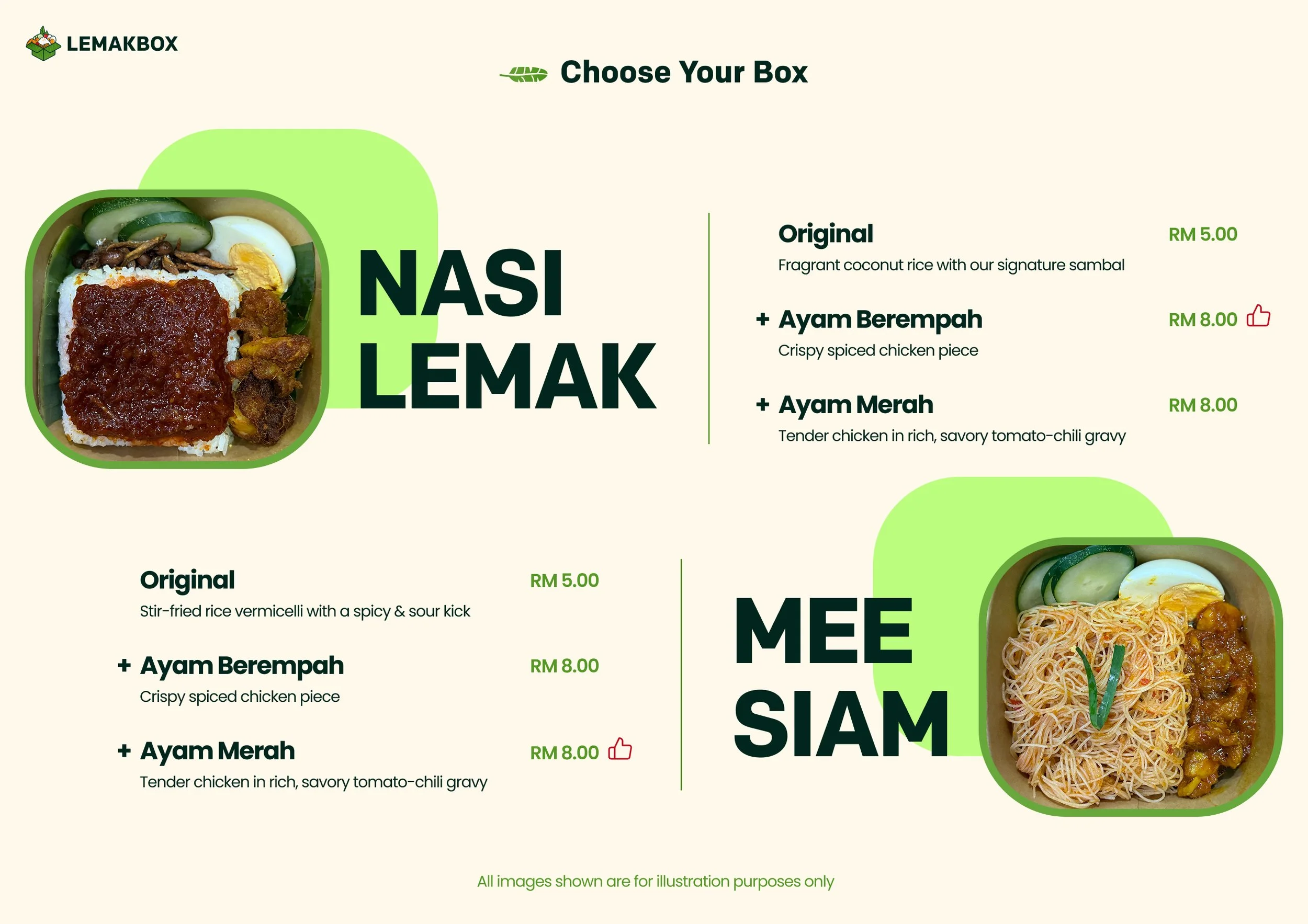 lemak box menu page 1