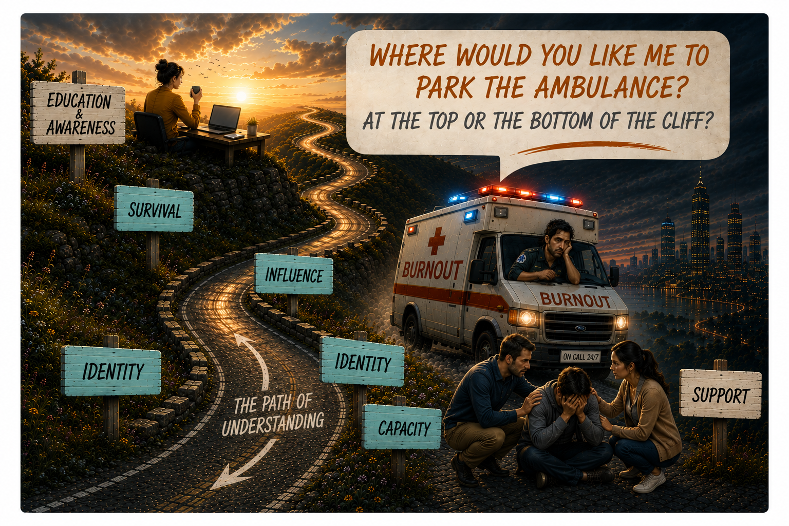 Do We Put the Ambulance at the Top or Bottom of the Cliff? Burnout’s Missing Pieces