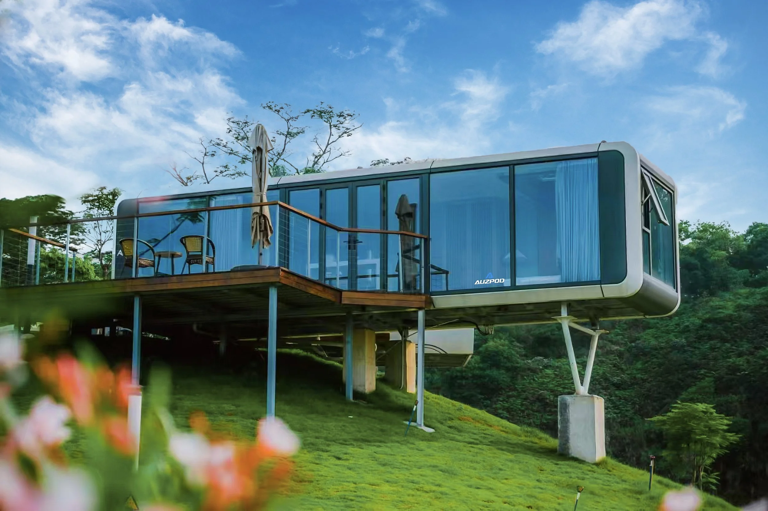 Pod Building Design AUZPOD Gallery | Sustainable Modular Pod Home Designs