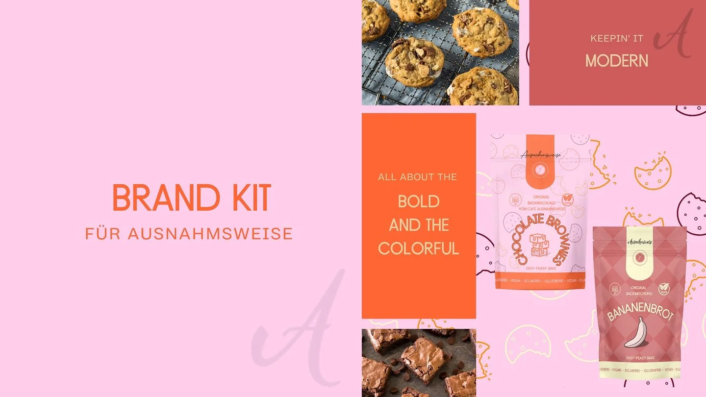 Von der Idee in den Supermarkt! Brand Kit Ausnahmsweise 🧁 glutenfrei & vegan 🌱