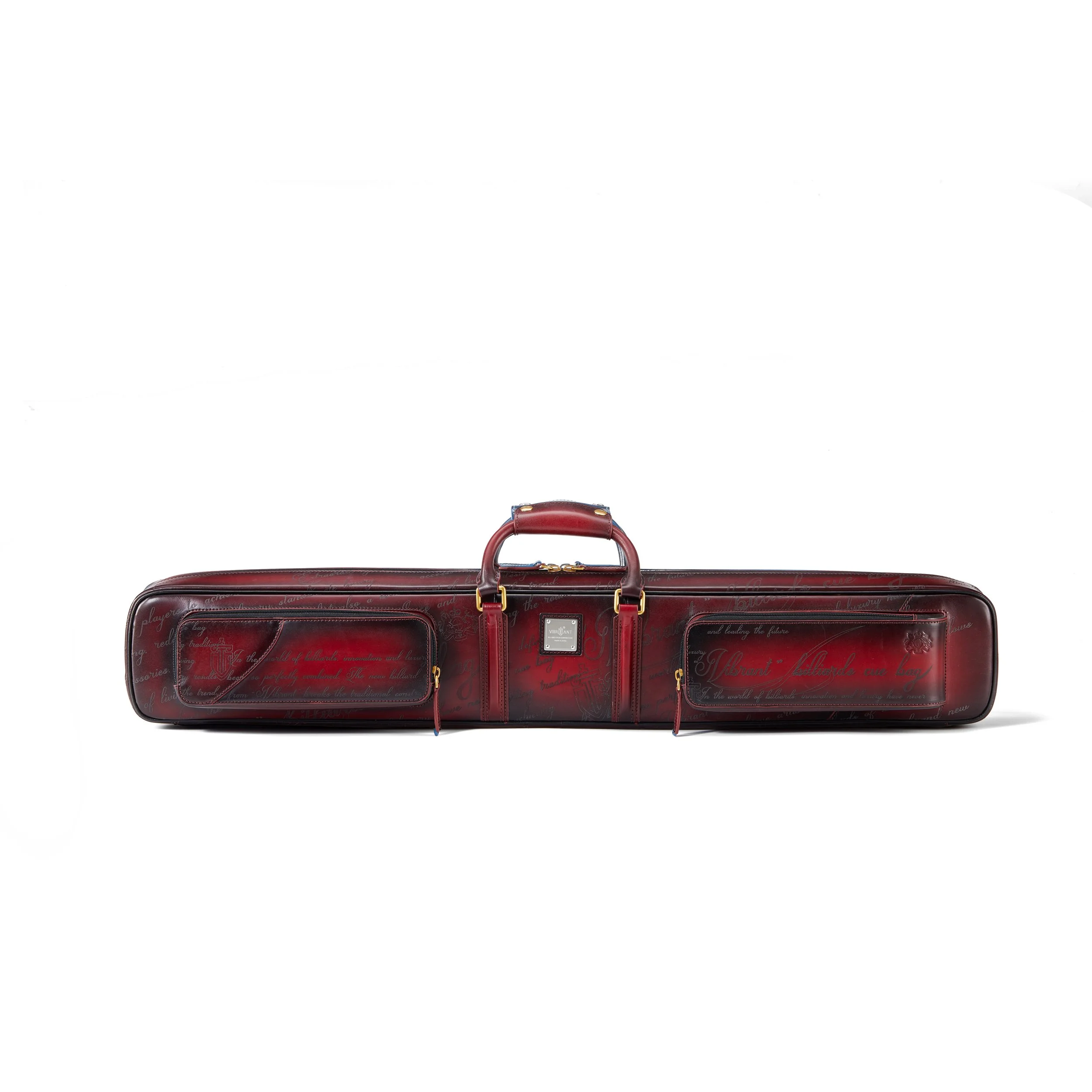 Hand polish cue bag-red