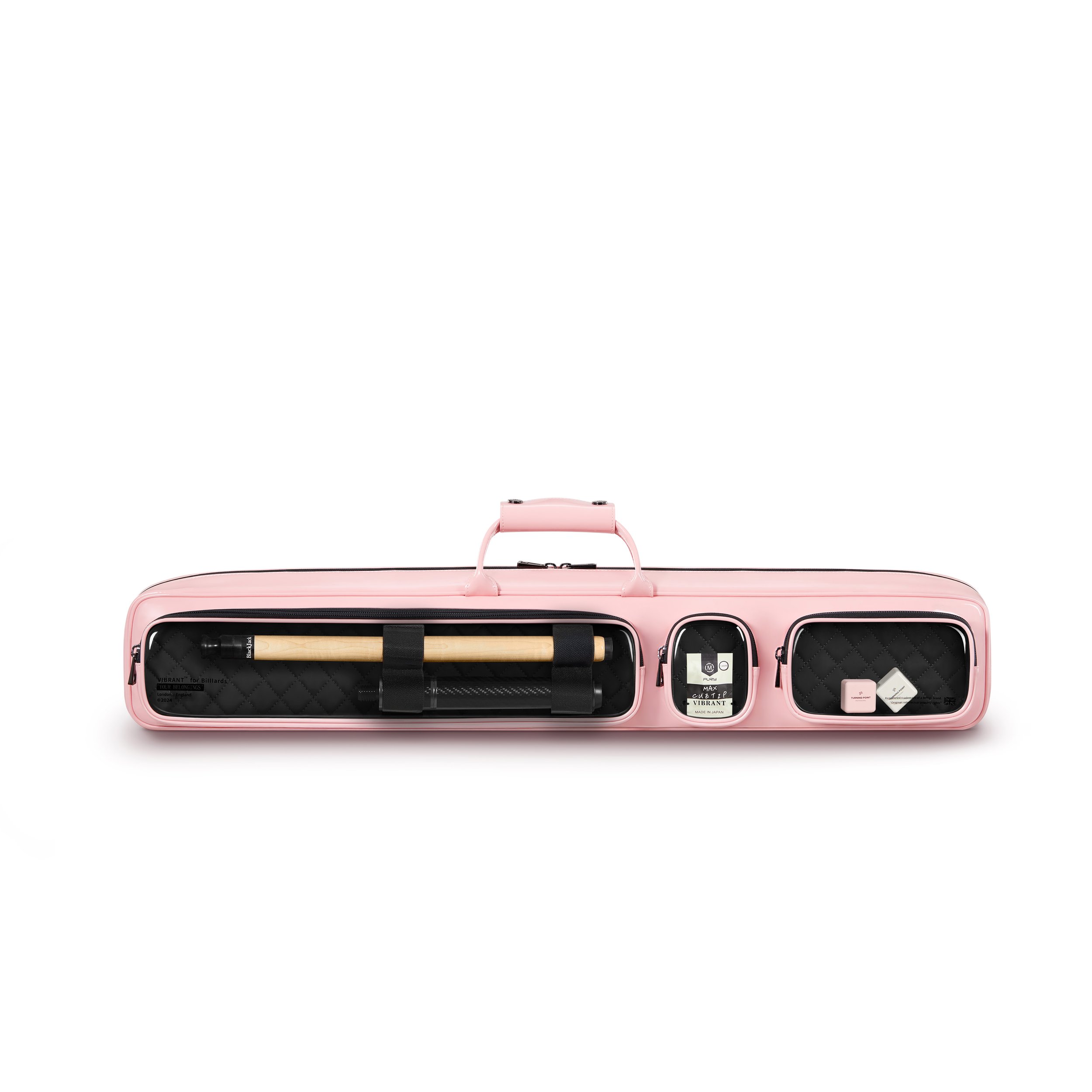 Holographic cue bag-Rose Pink