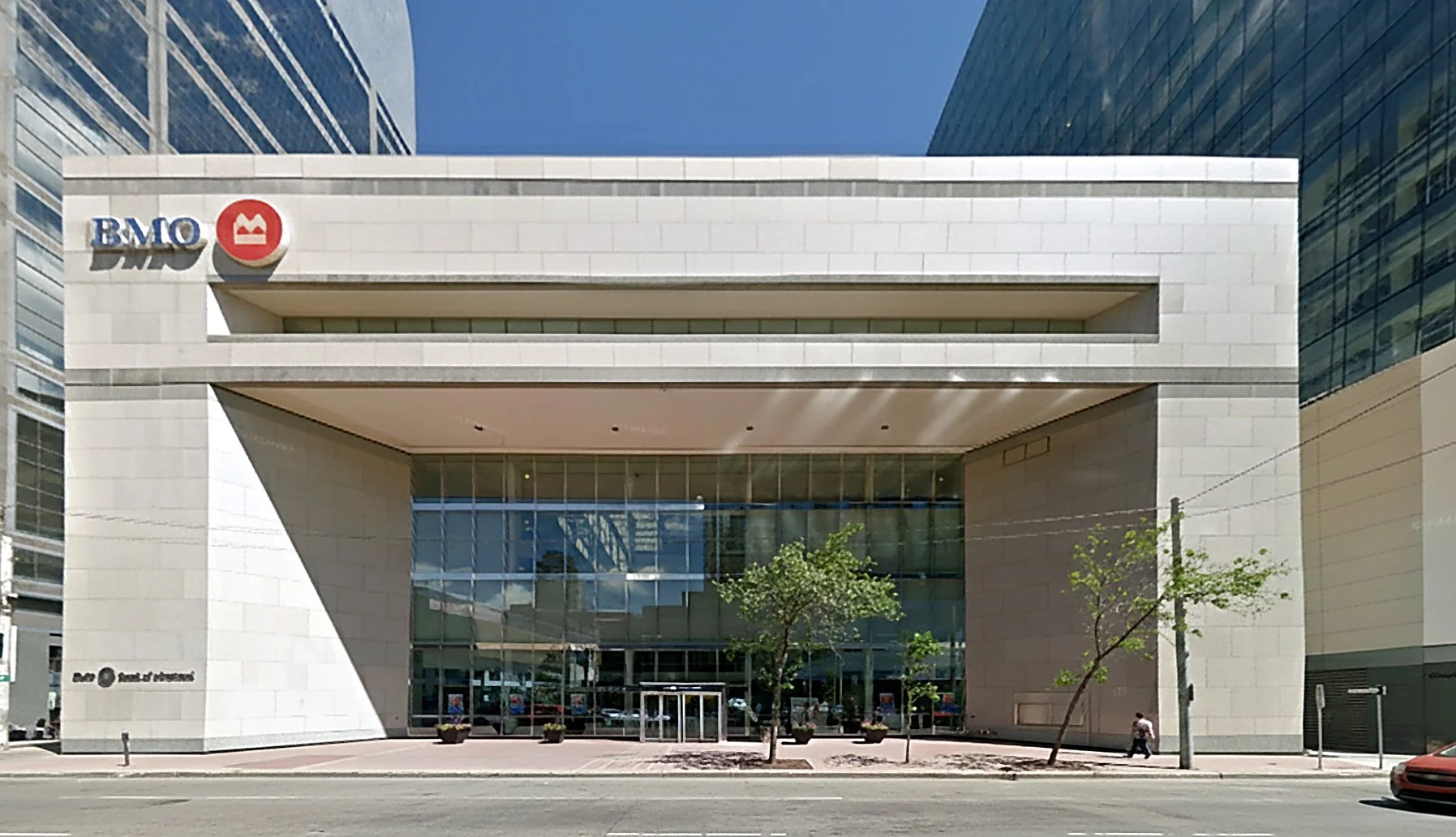 Bank of Montreal building in Edmonton, Alberta prior to demolition.