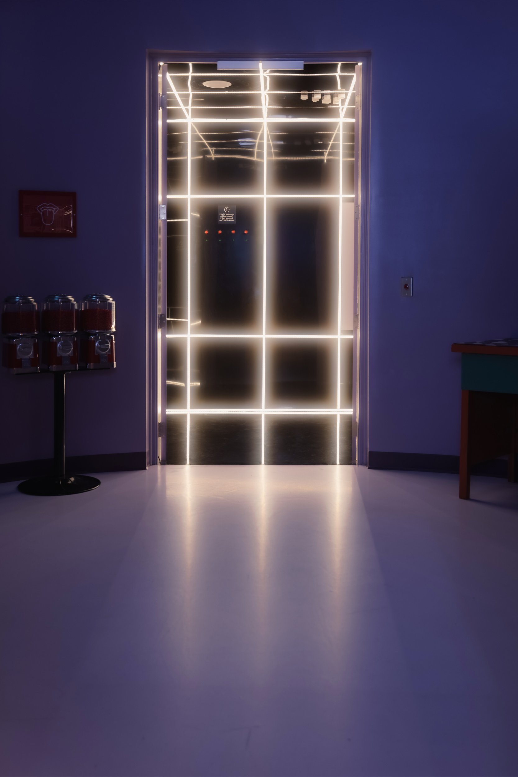 Vignette of game room at Escape City commercial interiors tenant improvement in Calgary, Alberta