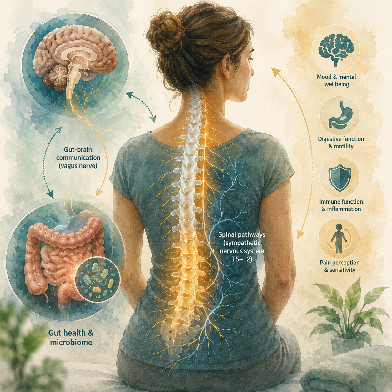The Gut-Brain-Spine Axis: Why Your Digestive Health Affects Your Back