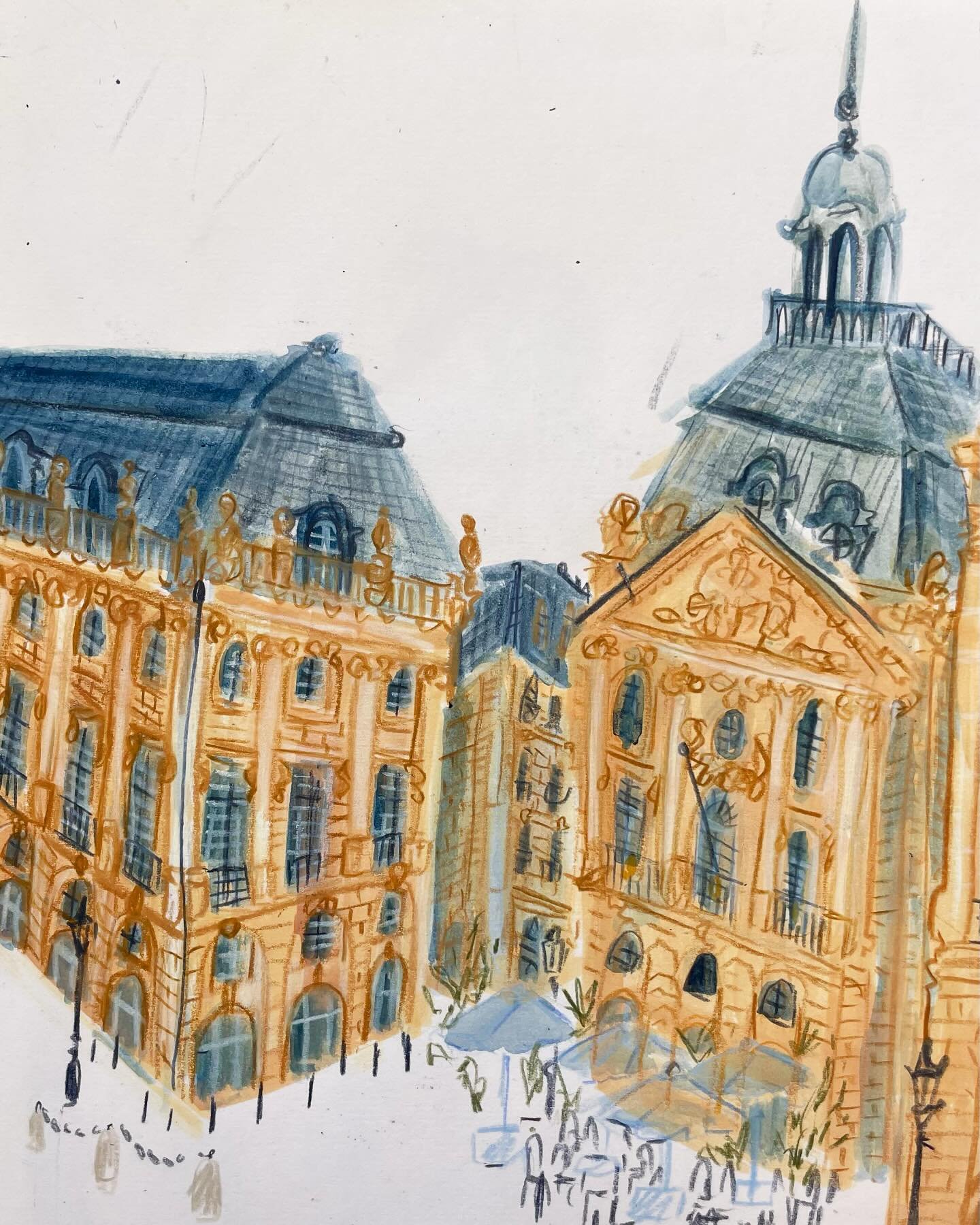 A sketchbook drawing of the Place de la Bourse, Bordeaux ☀️

It&rsquo;s been ages since I posted anything on here! I&rsquo;m going to try to get back into the swing of sharing what I&rsquo;m up to and post more often 🎨