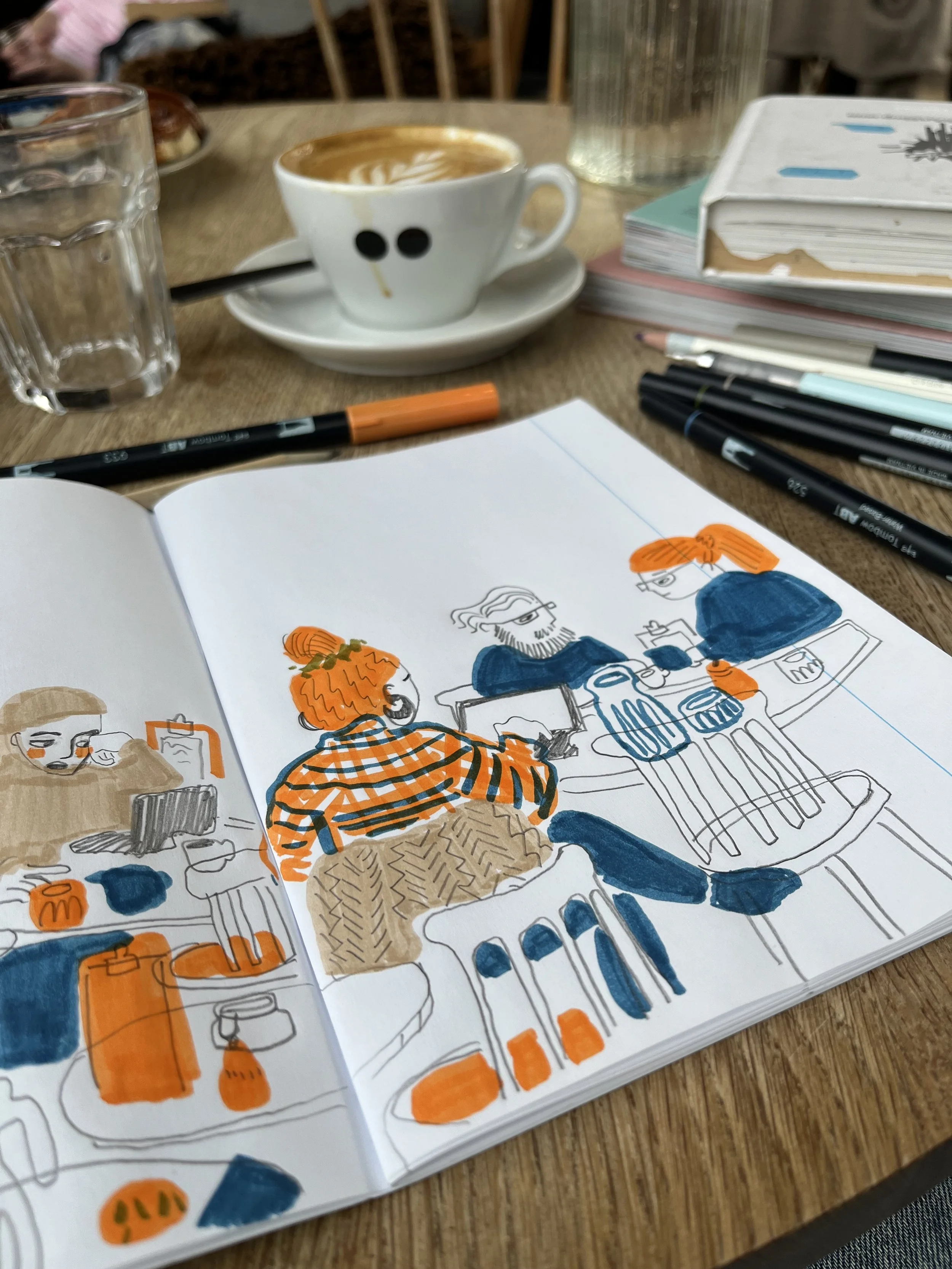 Tombow Collective and sketching daily