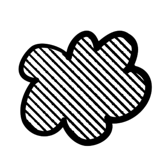 Illustration of a cloud illustrating research concepts