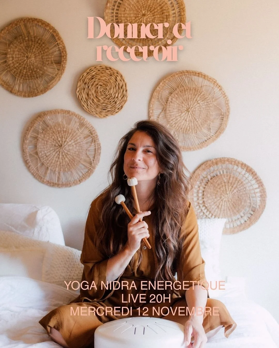 ON REMET CA CE MERCREDI 12 NOVEMBRE DE 20H A 21H30 !

UNE SOIREE LIVE, SUR ZOOM, POUR :
&bull; se retrouver &amp; connecter toutes ensemble
&bull; cheminer sur le sujet de &ldquo;donner &amp; recevoir&rdquo;
&bull; vous donner une s&eacute;ance de yo