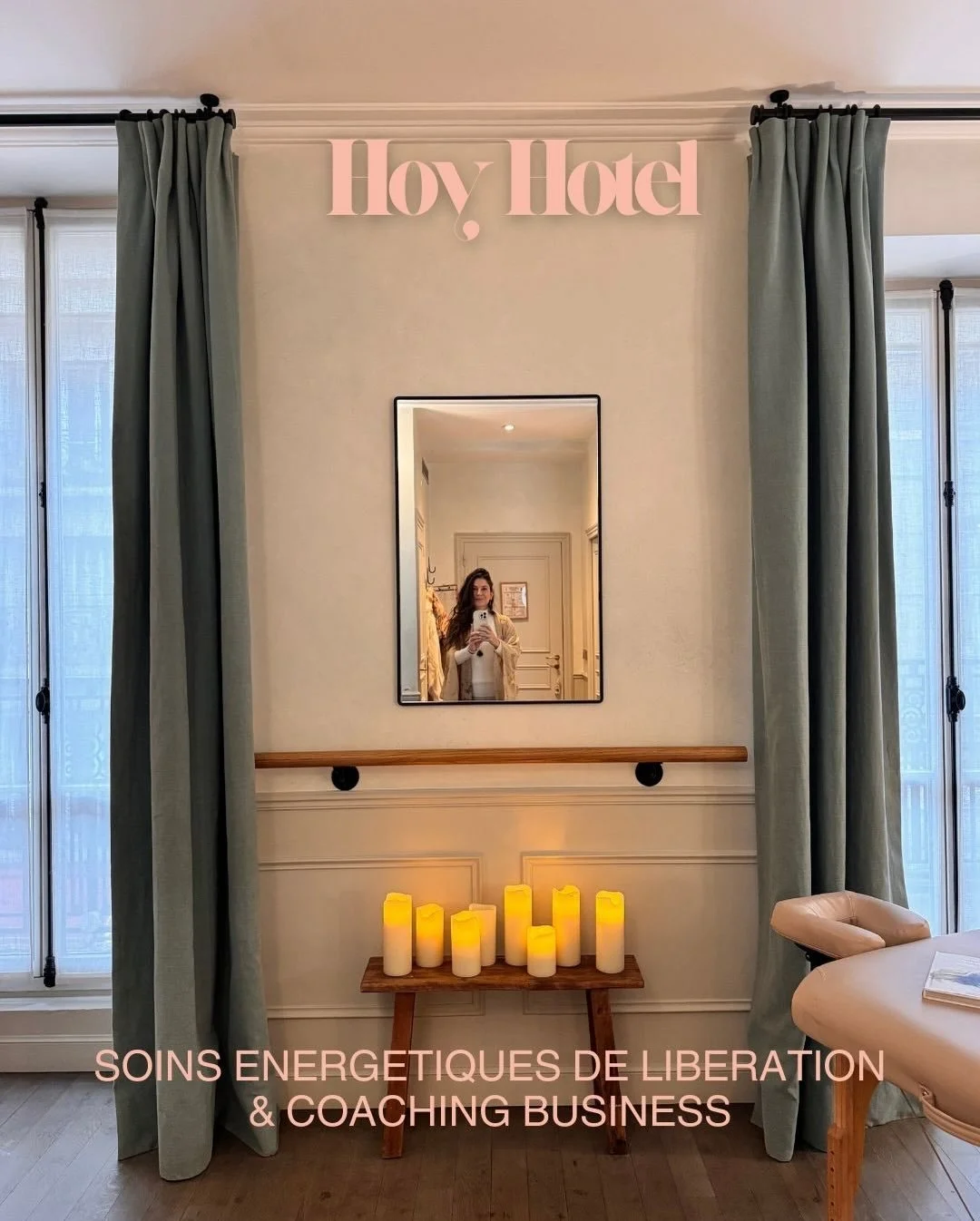 Je viens de commencer ma semaine de r&eacute;sidence au @hoyparis dans le 9&egrave;me pour vous recevoir en soins &eacute;nerg&eacute;tiques de lib&eacute;ration , coaching business d&eacute;blocage et ateliers de yoga Nidra &eacute;nerg&eacute;tique