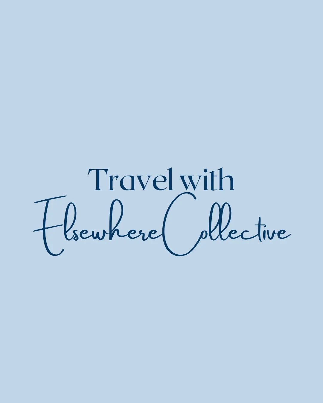 Traveling with Elsewhere Collective 🤍
Thoughtfully curated days, beautiful places, and a group of like-minded women to share it all with.
It&rsquo;s not just about where you go, it&rsquo;s how it feels along the way.

#ElsewhereCollective #WomenWhoT