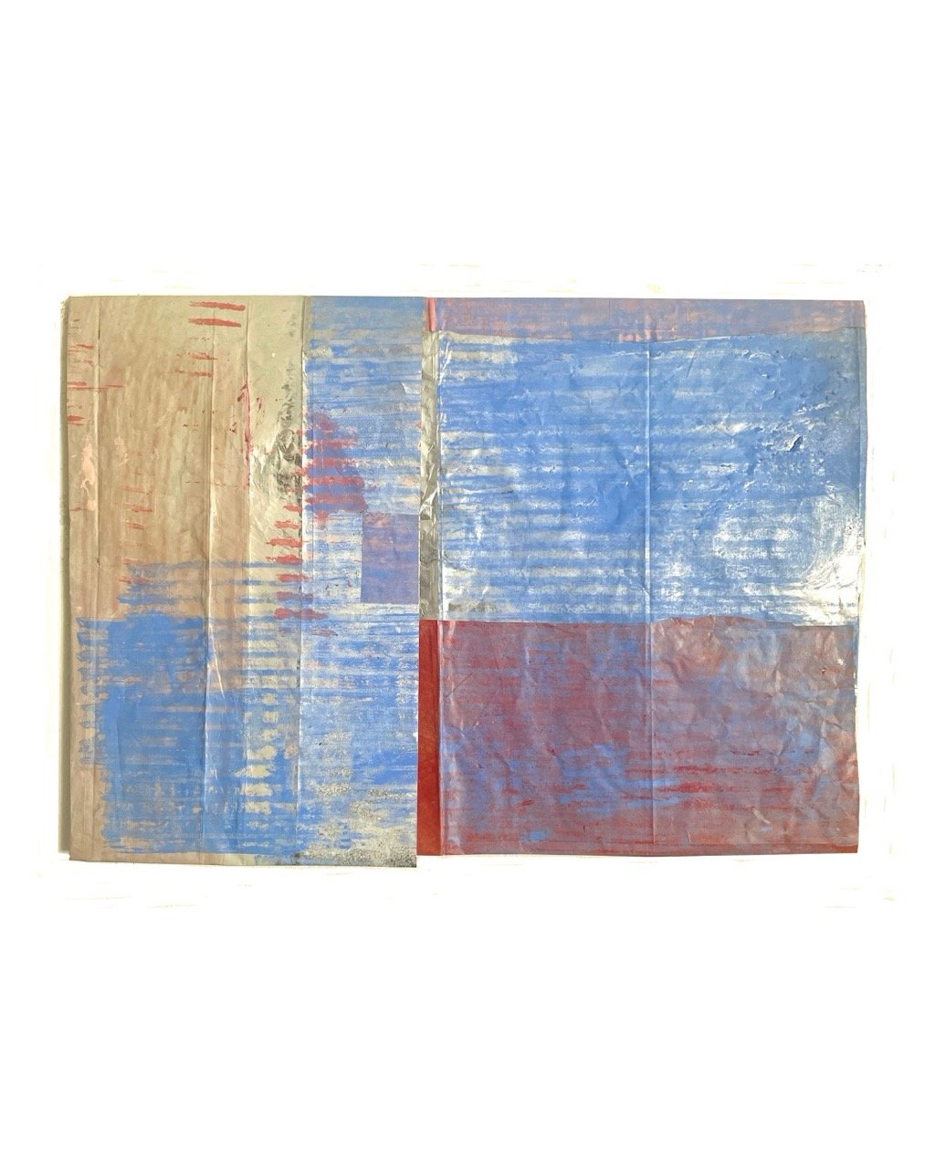 blue/purple folding 18x26 cm
