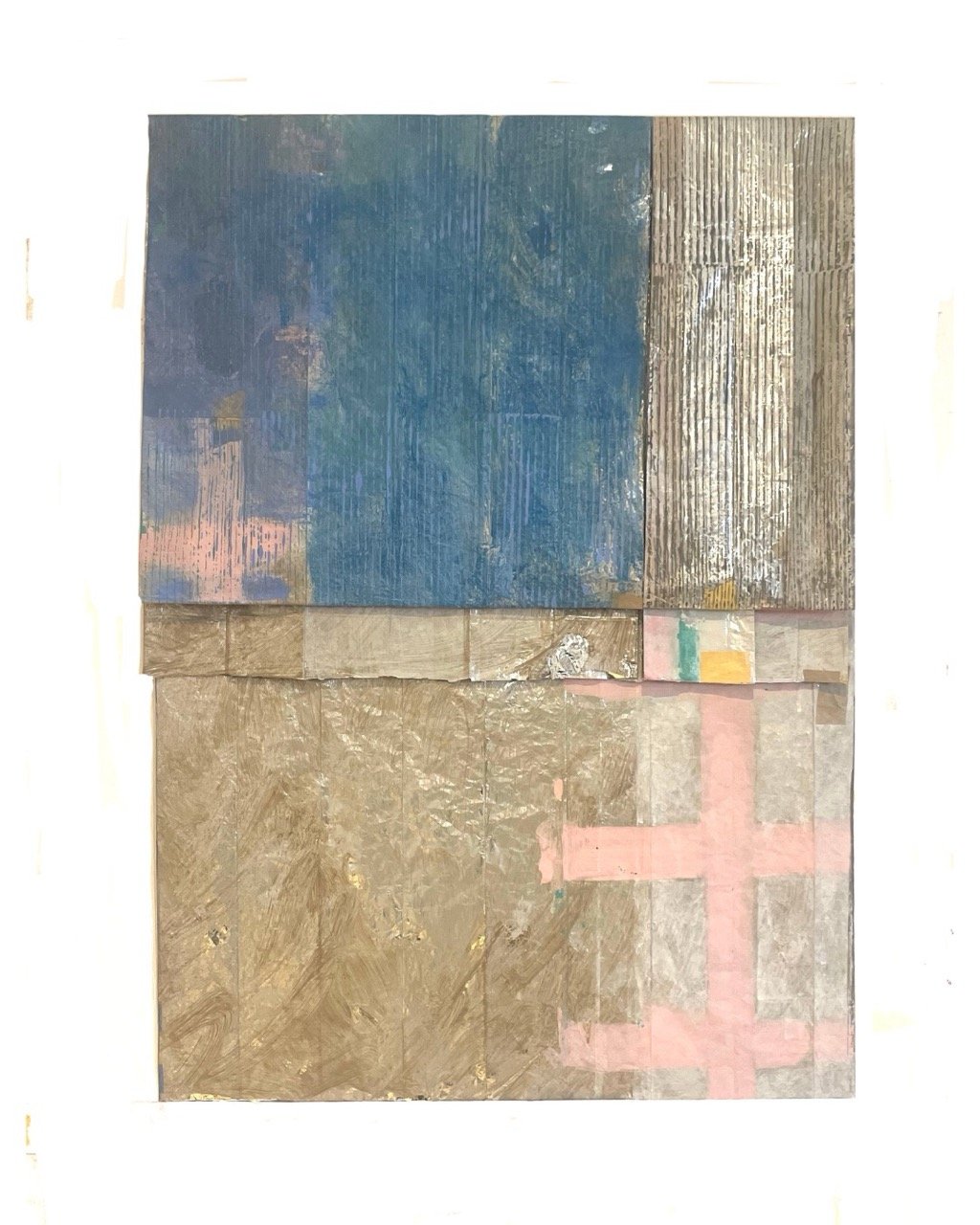 blue/silver 80x56 cm
