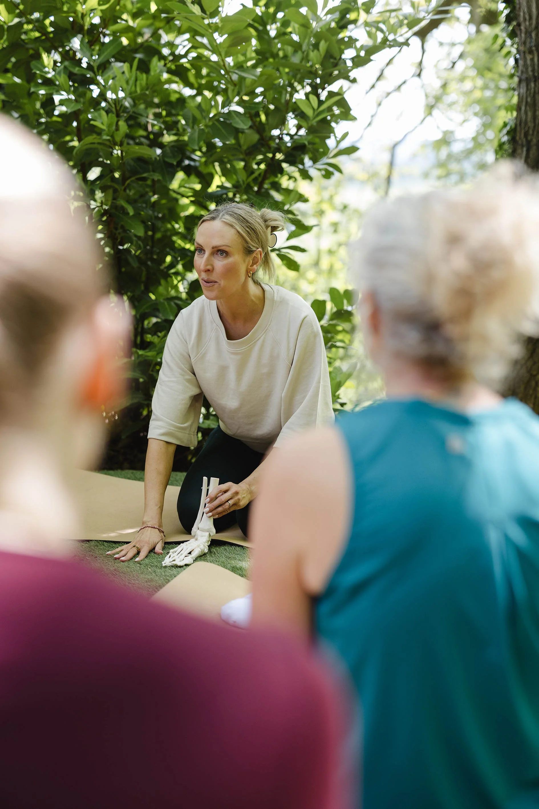 The MFA Joint Mobility principles are integrated with pilates movement, leading to the ability to move joints through their full range of motion.