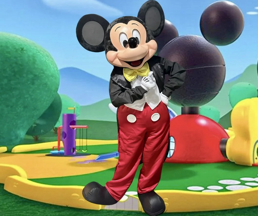 Mickey Mouse character for hire in Kissimmee, Orlando, and Central Florida from Magical Memories Character Events for birthday parties and special events.