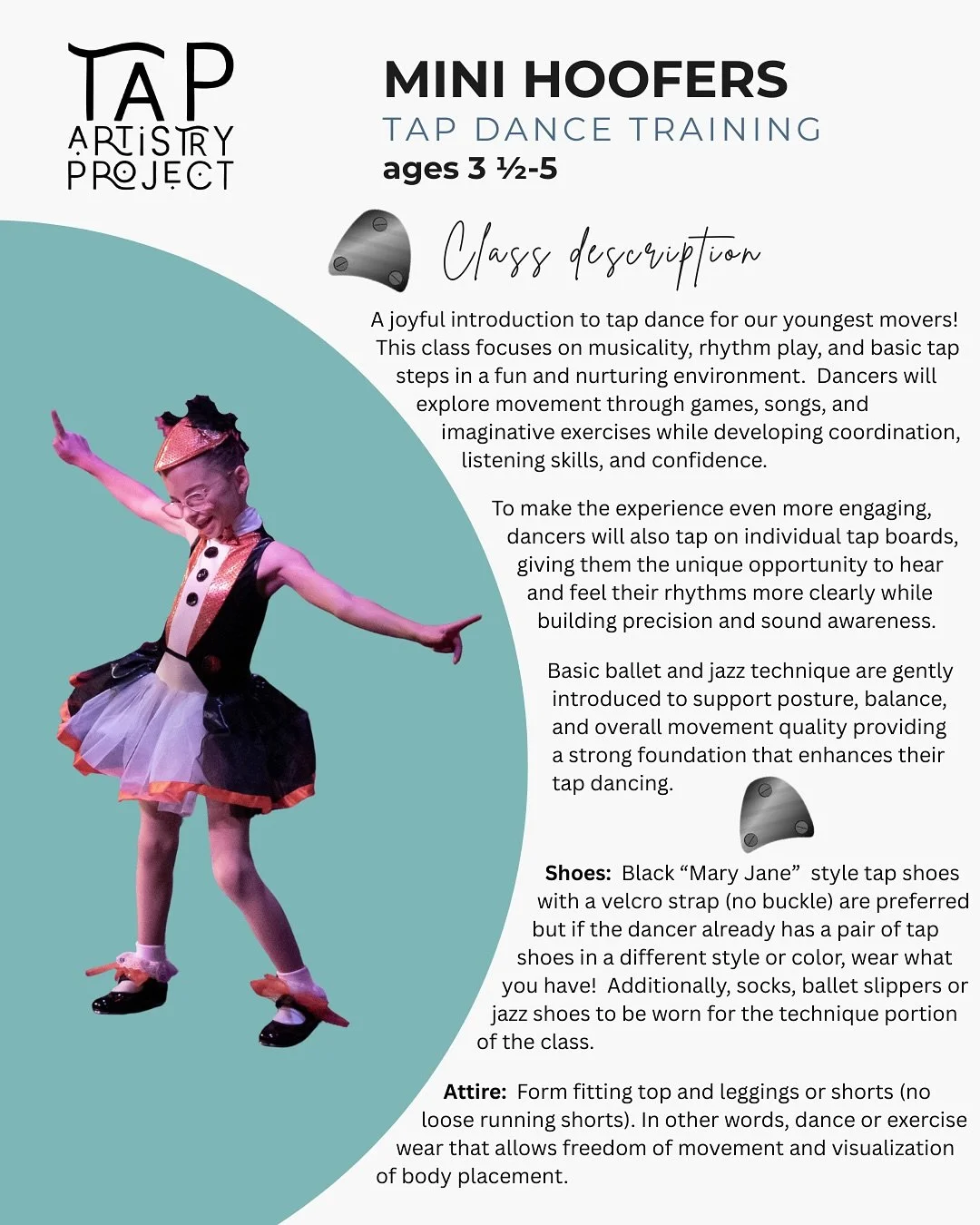 STEP INTO THE BEAT! 🎵

Tap Artistry Project group classes begin THIS WEEK! 

It&rsquo;s not too late to sign up and be part of the fun! 

Message us or tap the link in bio to sign up!