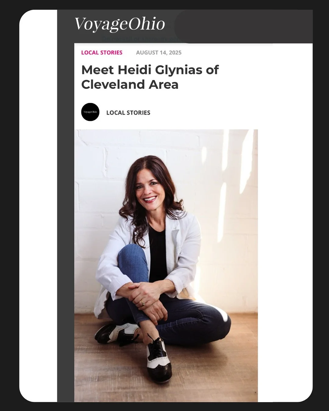 I&rsquo;m grateful for the opportunity to be featured recently by VoyageOhio Magazine!

Thank you to everyone who has been a part of my story&hellip; Your support, collaboration, and encouragement mean the world to me.  I love what I do and am foreve