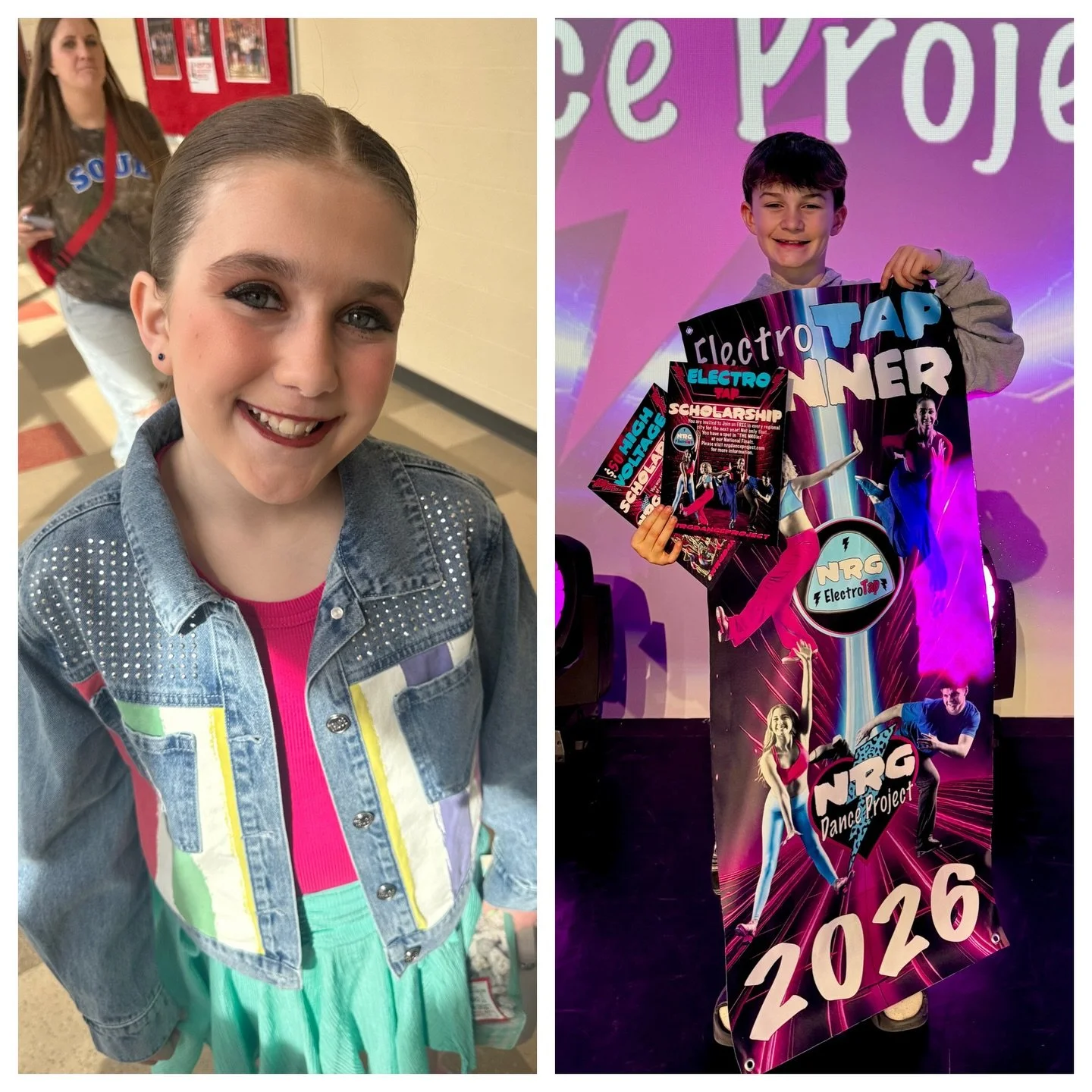 So proud of these two and the work they put in behind the scenes!

Aislyn stepped on stage this weekend with her first competitive tap solo. Her performance was beautifully received, earning the highest score awarded in her category. More than anythi