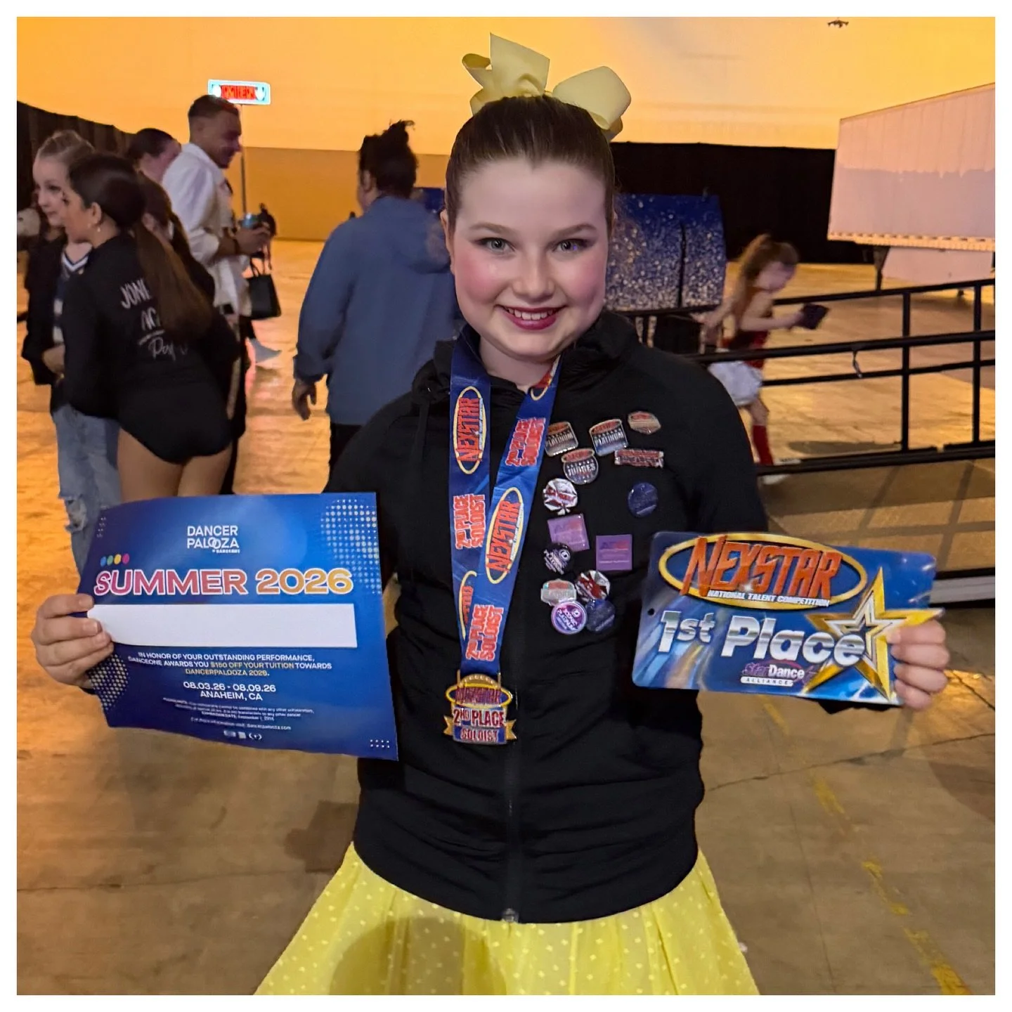 So proud of Aviva and the dedication she brings to her tap training!

Her solo this weekend was beautifully received and how wonderful to see her hard work recognized on stage! 

Grateful to be part of her journey through T.A.P. and private lessons. 