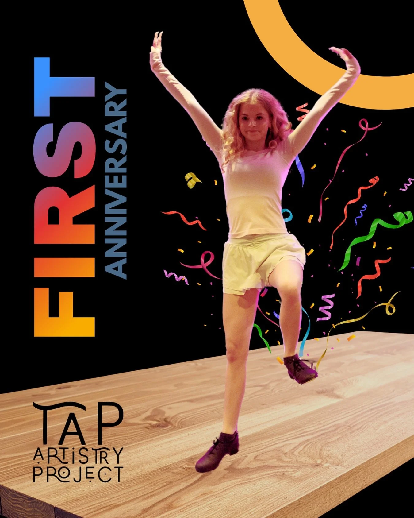 One year of Tap Artistry Project! 

What began as an idea became movement ~ 
in the creative space, on stage, and within a growing community.

In one year&hellip;
a website launched,
private lessons grew,
and student dancers accepted to the Northeast