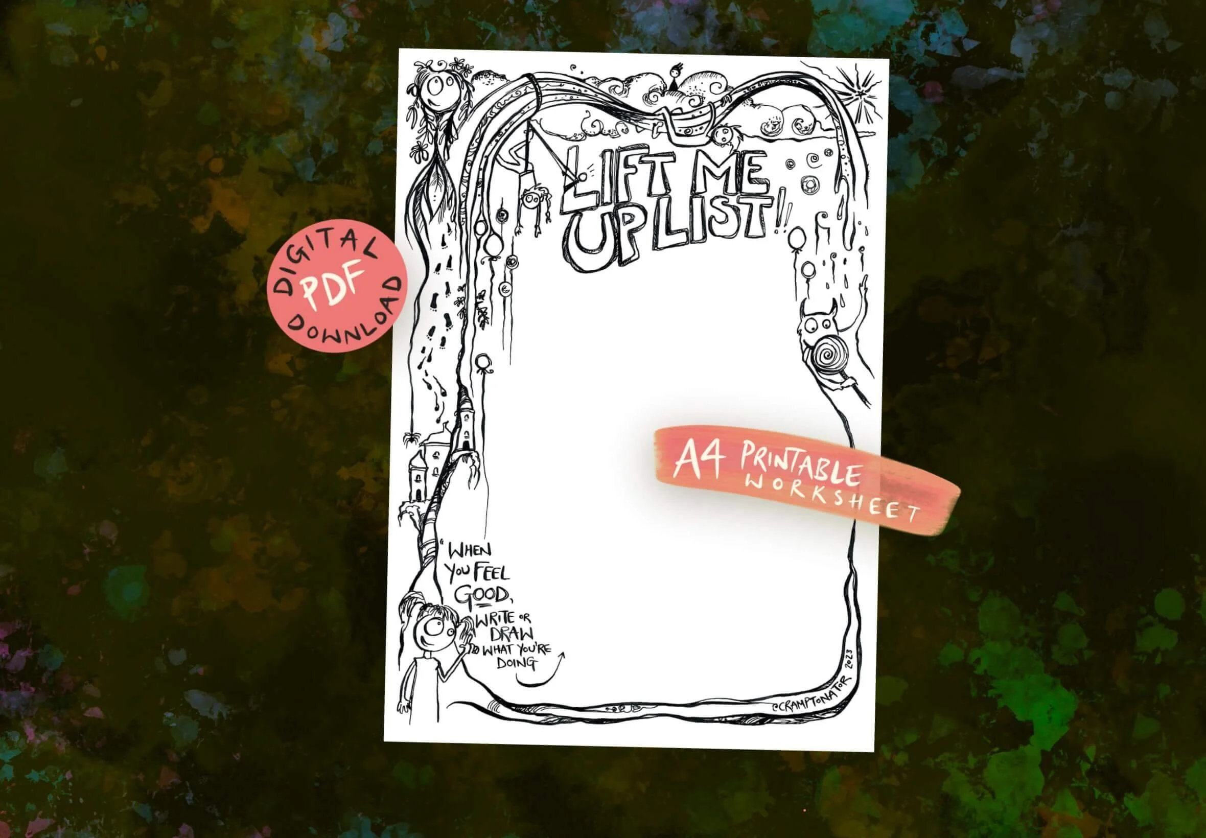 Lift Me Up Childrens Wellbeing Worksheet Alex Crampton.jpg